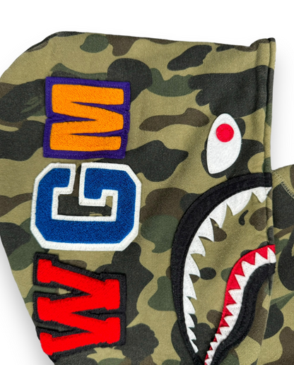 SWEAT FULL ZIP BAPE SHARK 1st CAMO - L