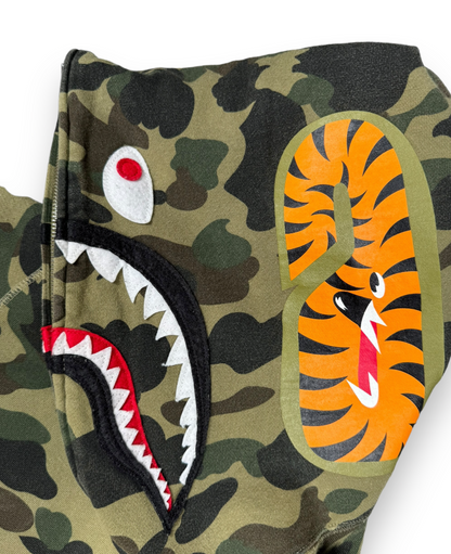 SWEAT FULL ZIP BAPE SHARK 1st CAMO - L