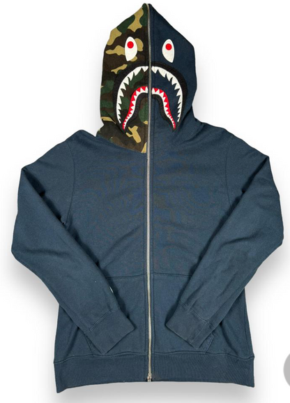 SWEAT FULL ZIP BAPE SHARK VINTAGE - L