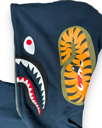 SWEAT FULL ZIP BAPE SHARK VINTAGE - L