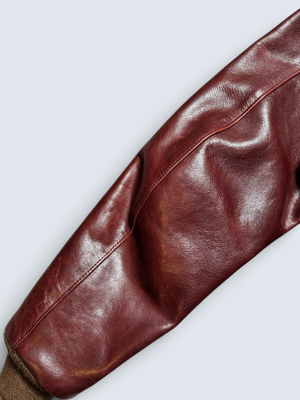 Jacket cuir cowhide bomber flight A-2 Cidu Leathers Clo. patch Catch-22 usaf brown - 40 (S/M)