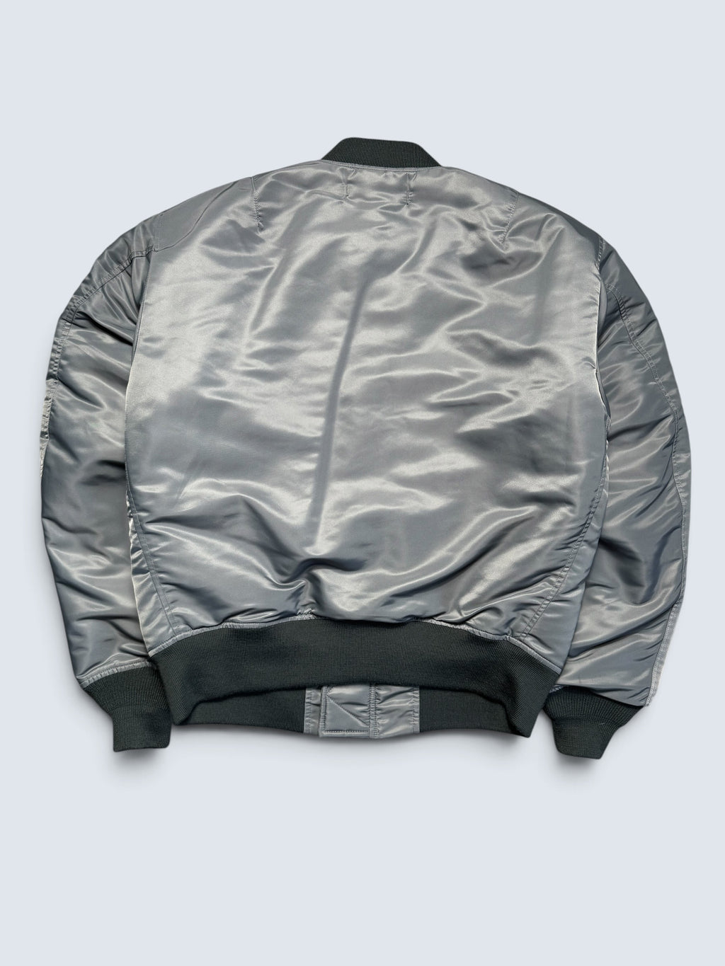 Jacket nylon bomber flight Ma-1 Toys McCoy Tmj2432 usaf full patch 1957 grey - M