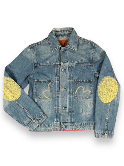 VESTE EN JEAN CROP EVISU VINTAGE - S/M