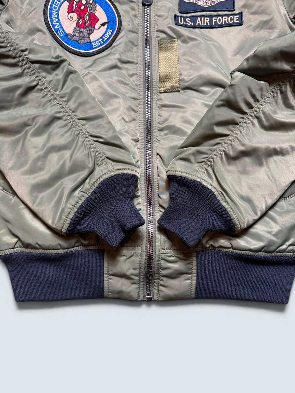 Jacket bomber fly ma-1 Tedman Company Devil’s equipement usaf kaki vintage 00’s - M