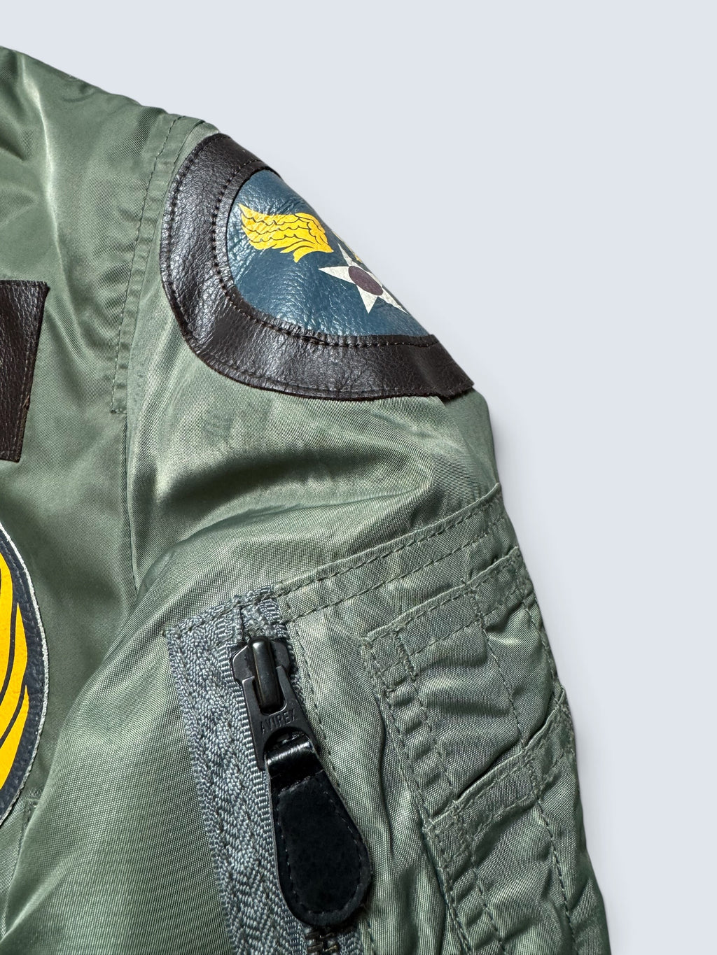 Jacket nylon bomber flight Ma-1 Avirex LTD Japan exclusive full patch bomber squadron 00's - M