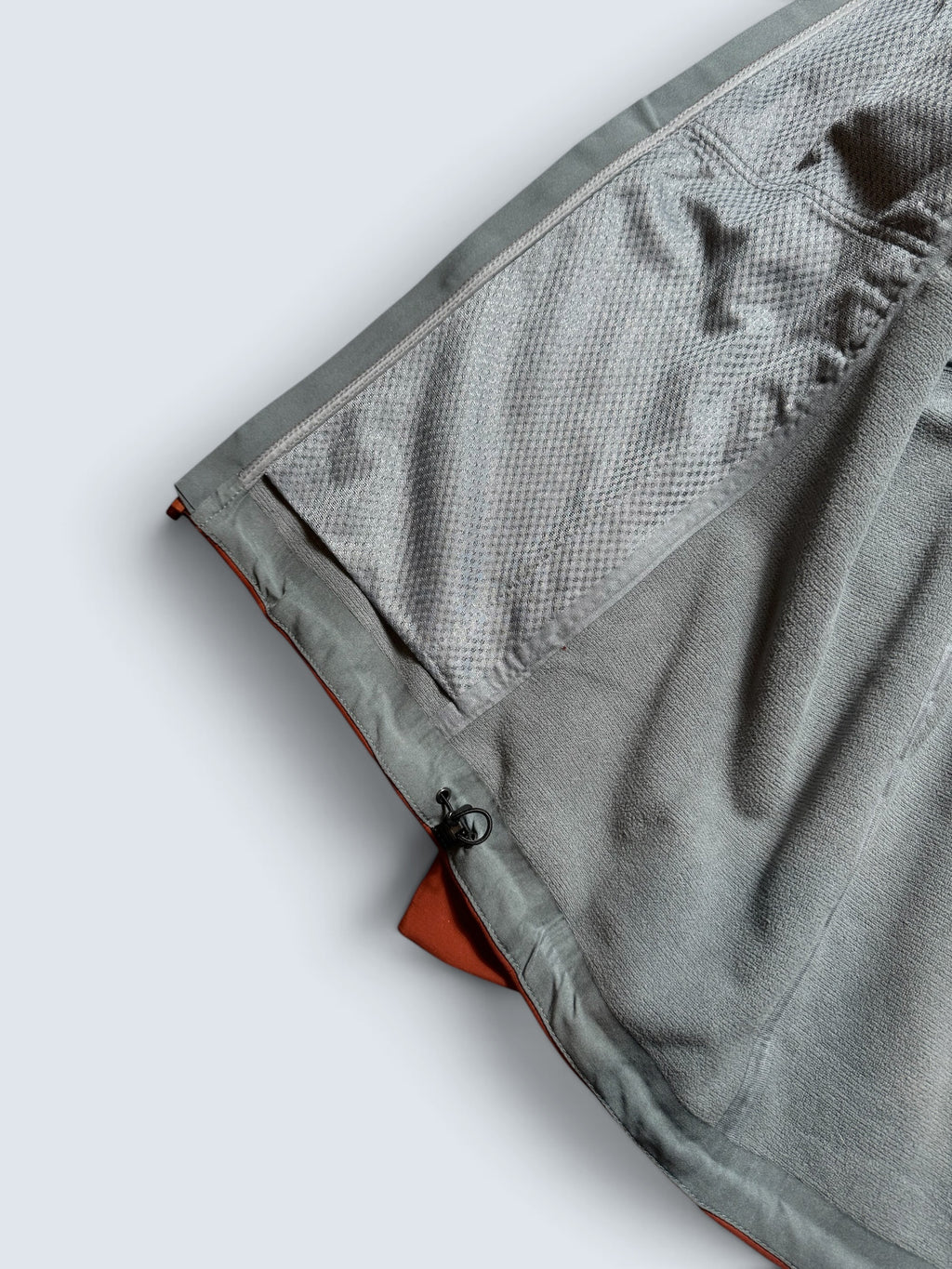 Jacket polaire imperméable Arc’teryx Gamma MX Hoody logo brodé burgundy & orange 2023 - M