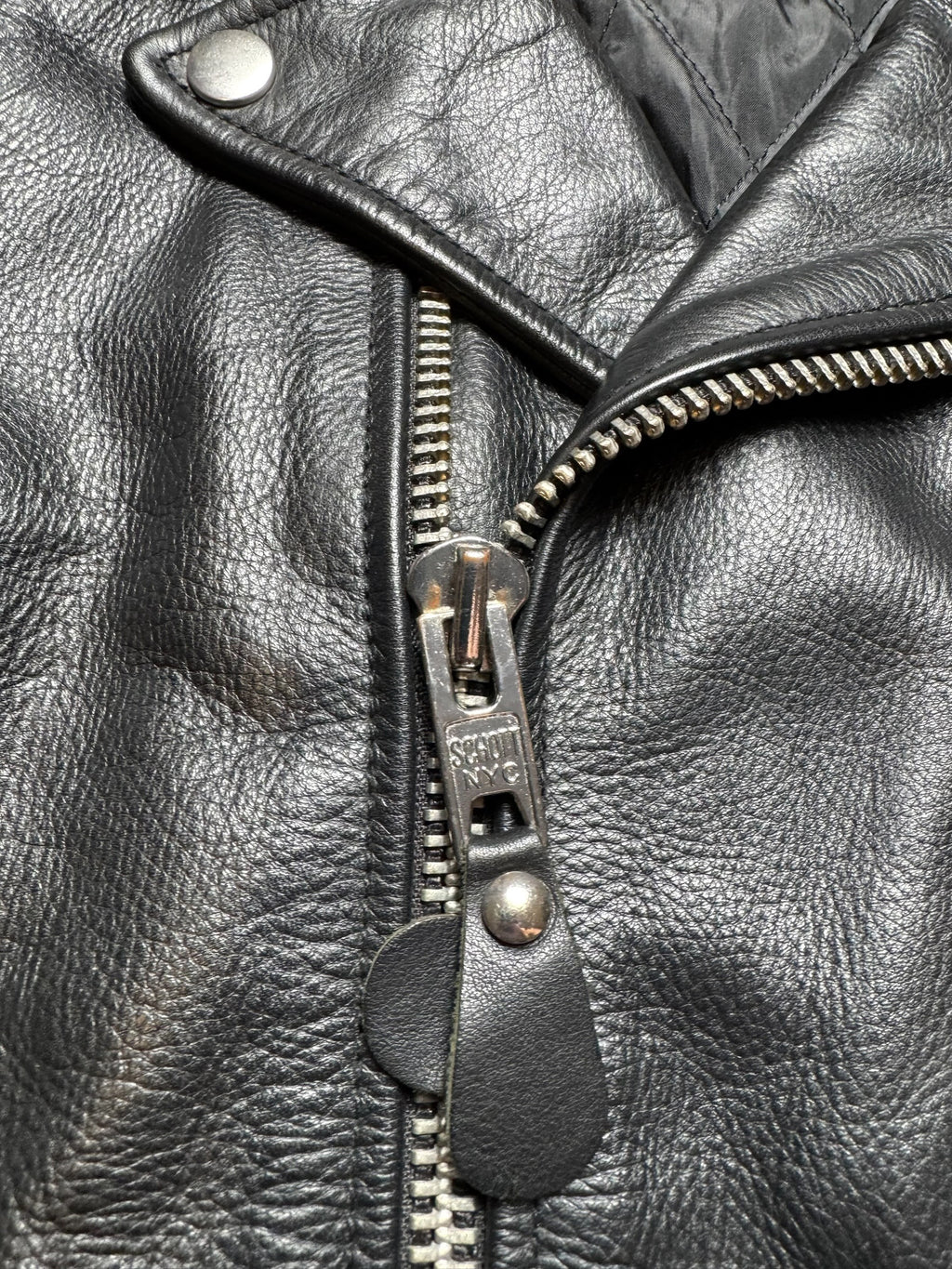 Jacket cuir cowhide biker/motorcycle Perfecto Schott Bros. Japan exclusive 7164 made in USA black 00's - 40 (M/L)