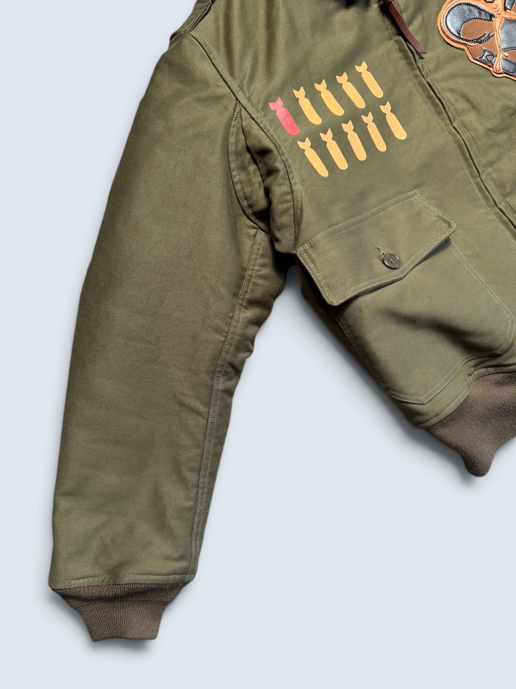Jacket bomber flight coton B-10 Toys McCoy Japan usaf Phantom Bat-man Tmj2213 2022’s - 40 (M)