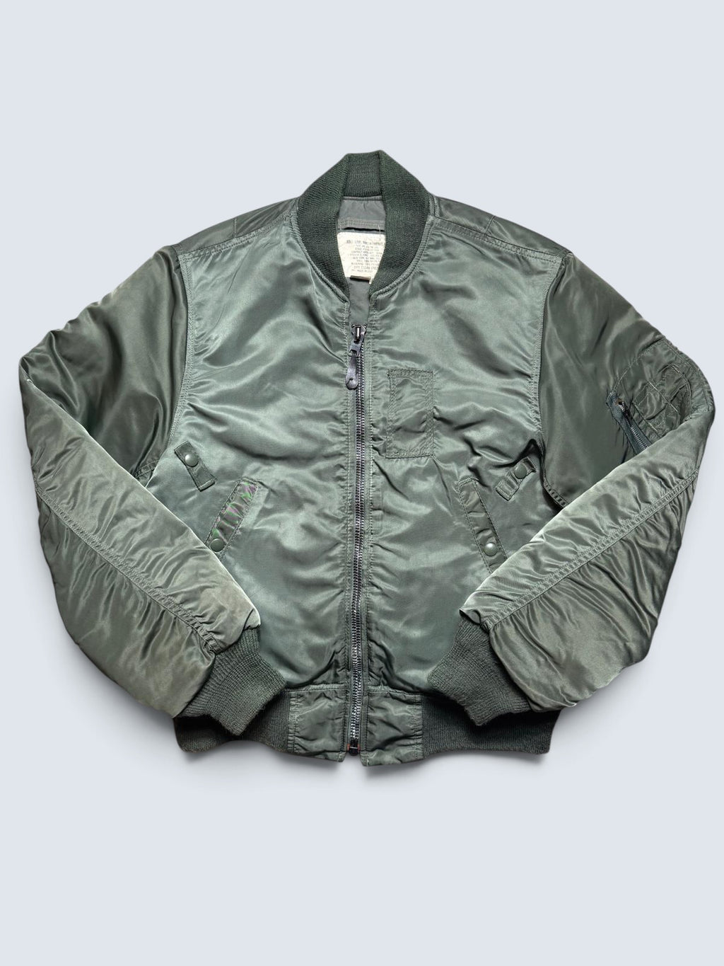 Jacket nylon bomber Ma-1 Golden Fleece made in USA sage green original 1979 - 40 (M)