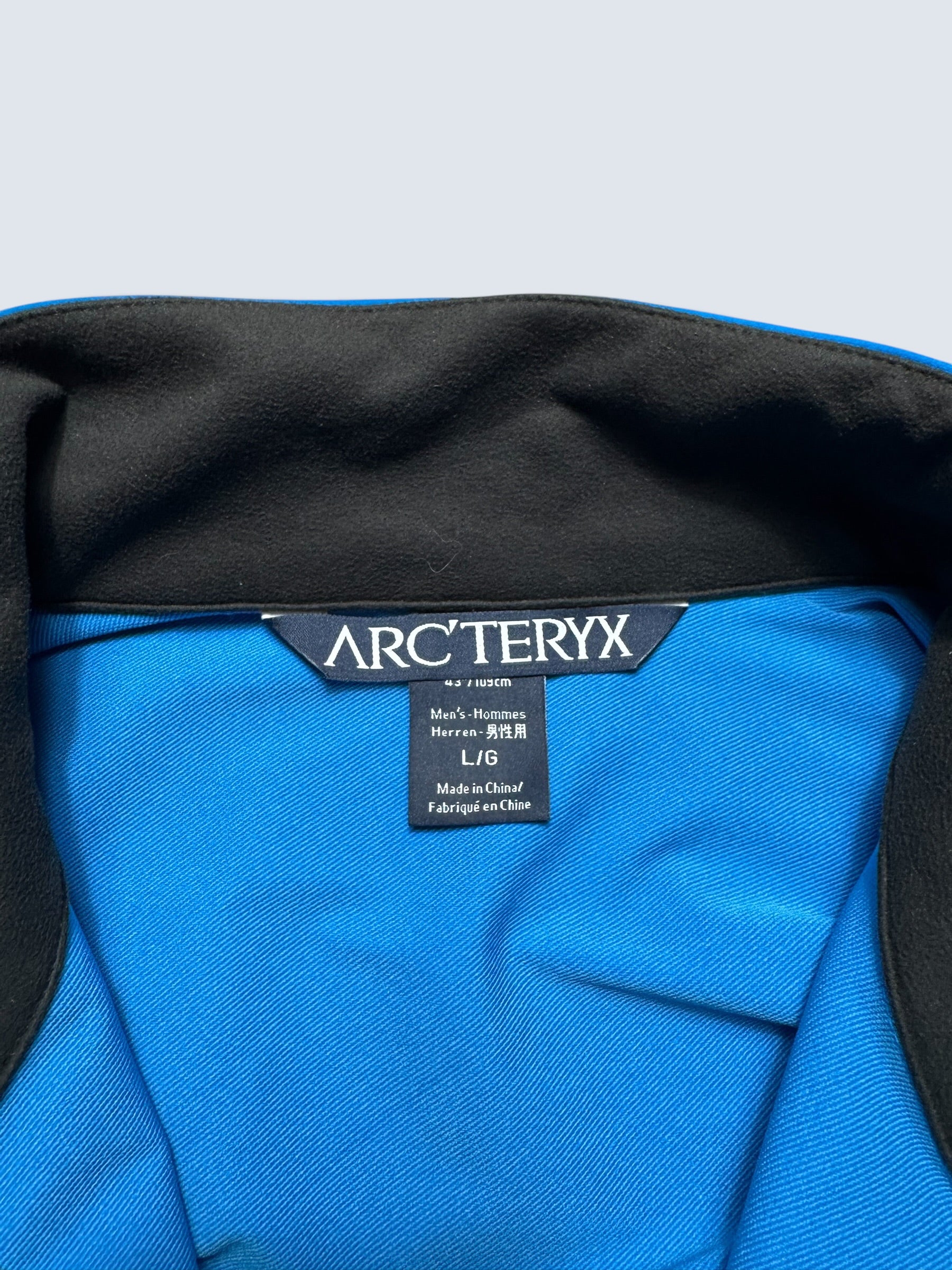 Jacket imperméable Arc'teryx Gamma LT blue vintage - L