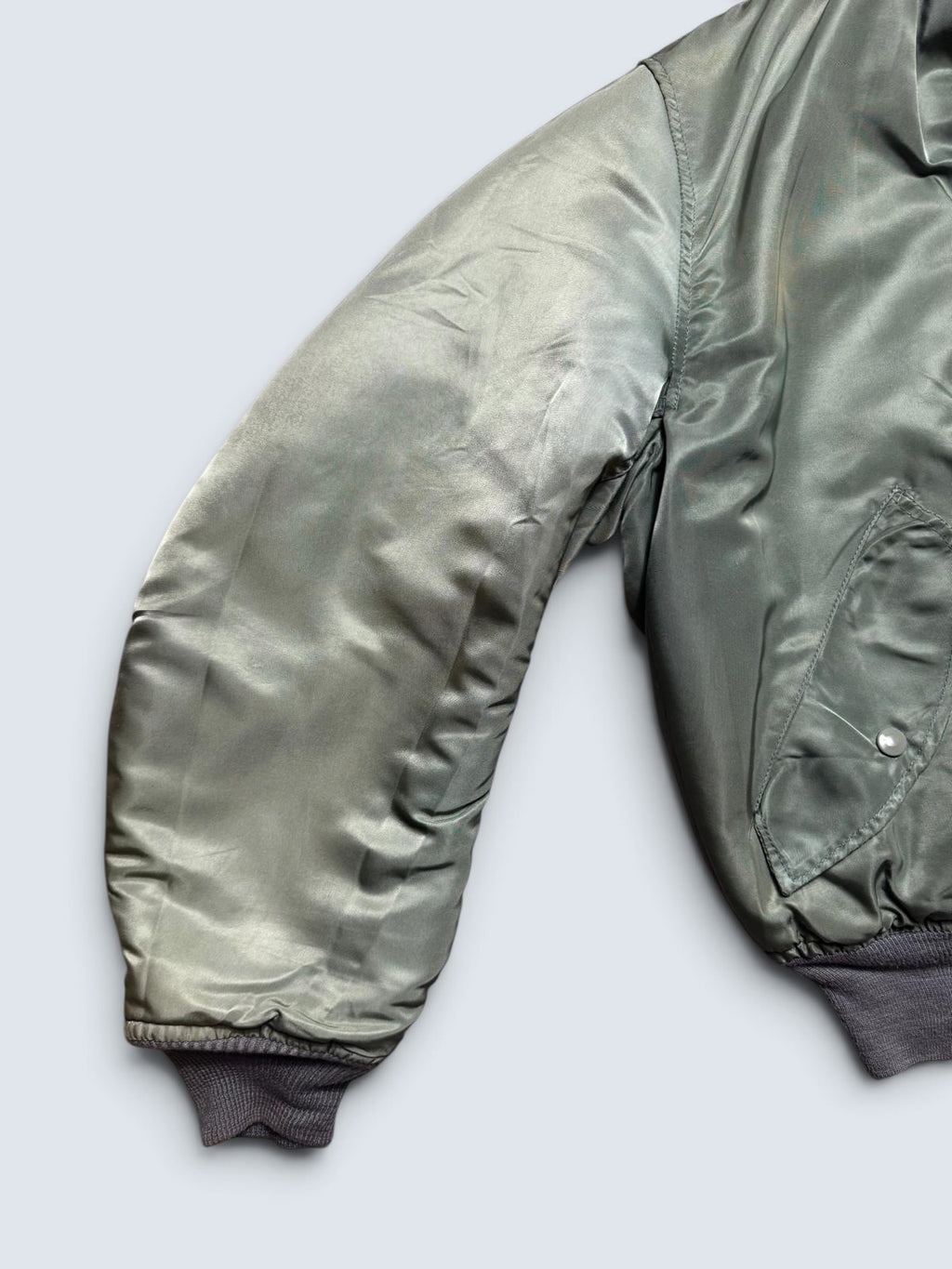 Jacket nylon bomber Ma-1 Avirex LTD made in USA usaf sage green 80’s - XL