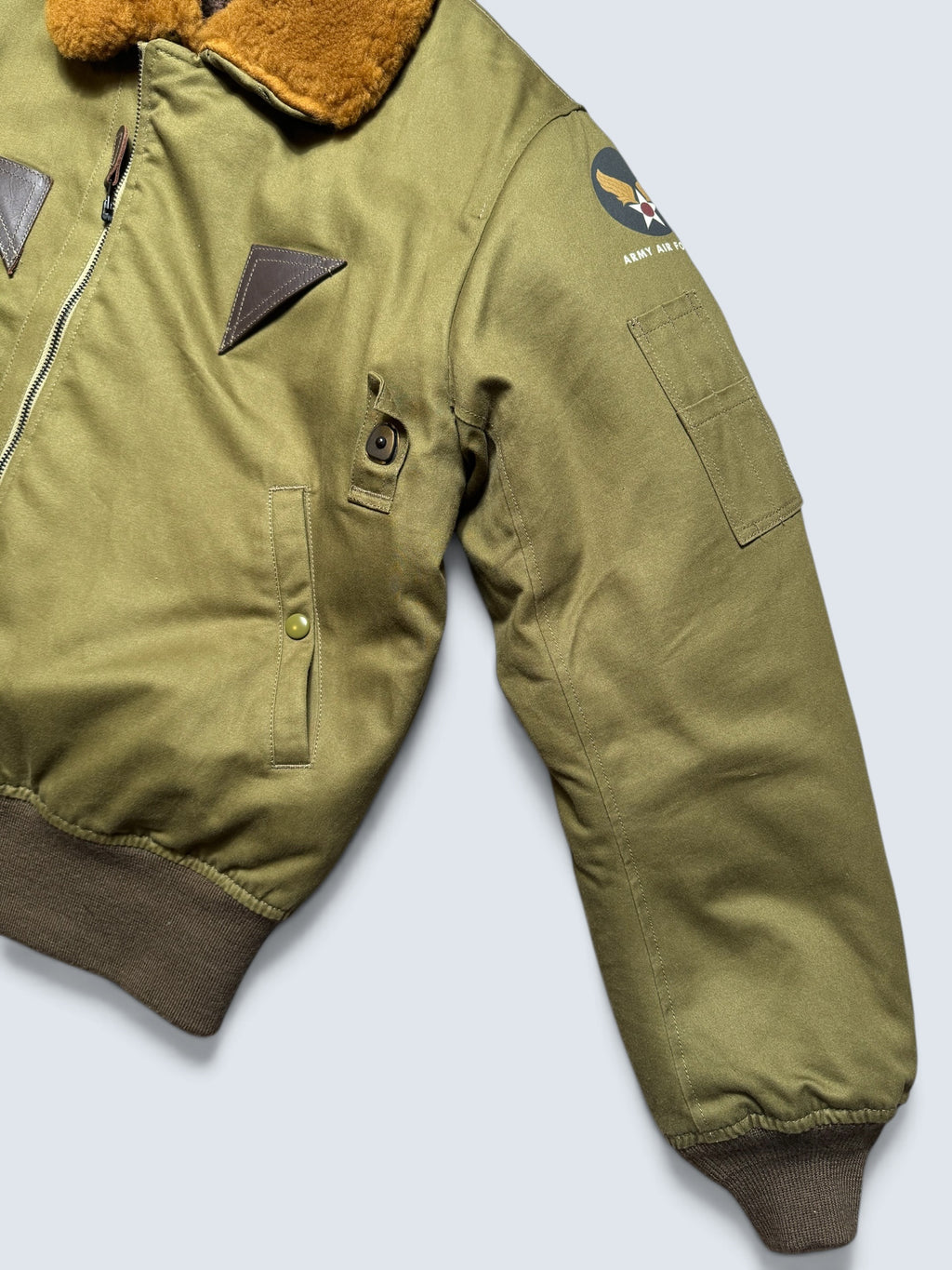 Jacket cotton Twill B-15A usaf Toys McCoy Japan olive green 2020’s - 38 (M)