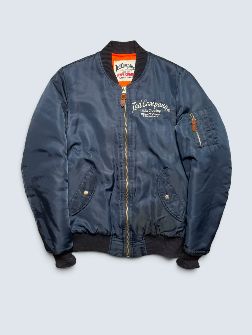 Jacket bomber fly ma-1 Tedman Company Devil’s equipement usaf navy vintage 00’s - M