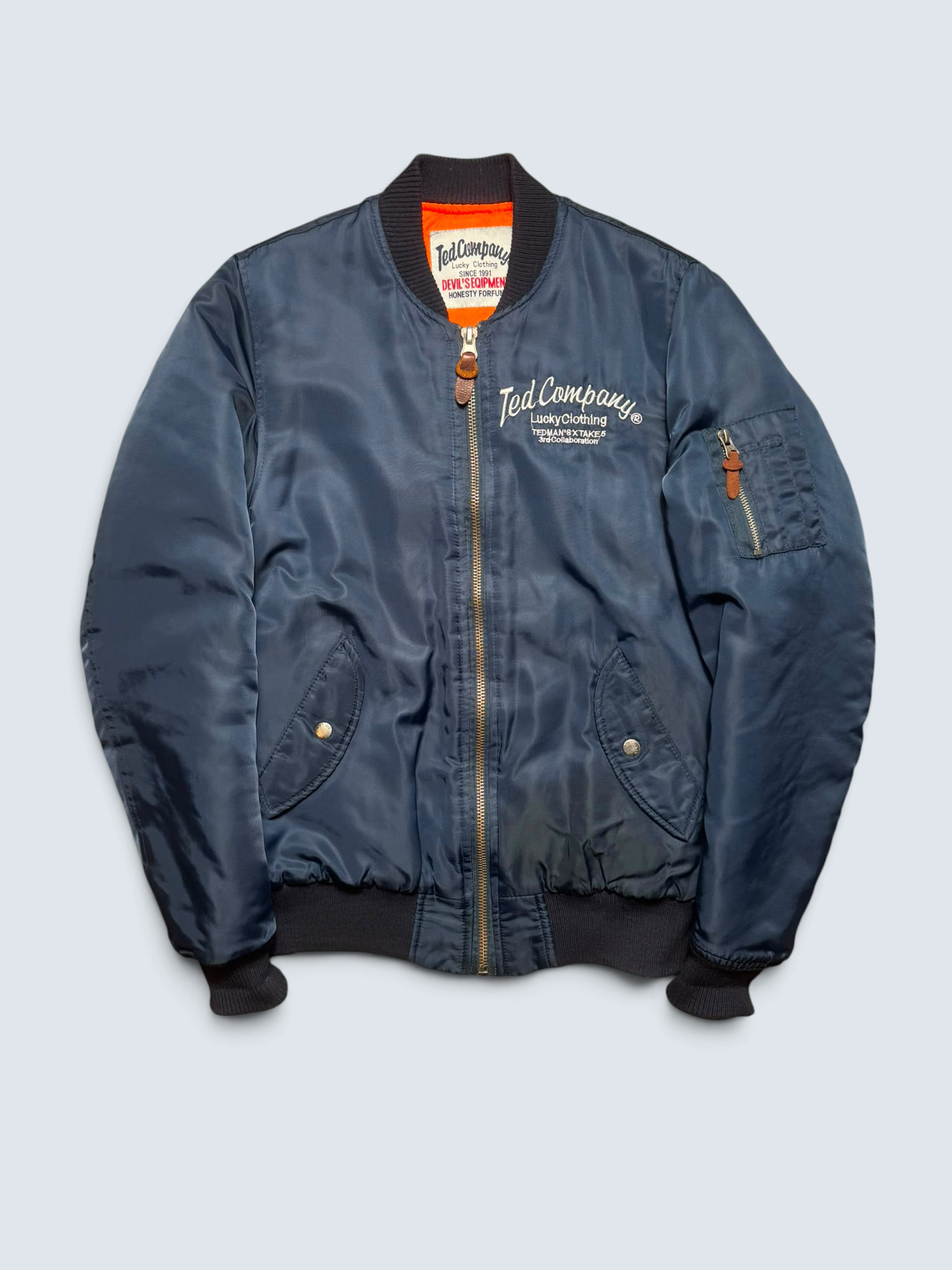 Jacket bomber fly ma-1 Tedman Company Devil’s equipement usaf navy vintage 00’s - M