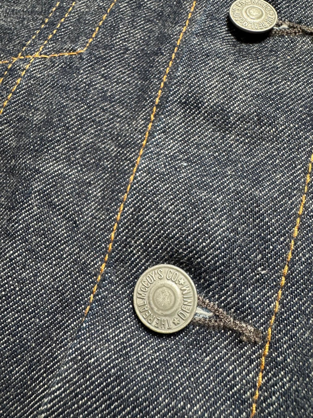 Jacket denim selvedge The Real McCoy’s Type III Lot 004J Japan marine 2010’s - 36 (S)