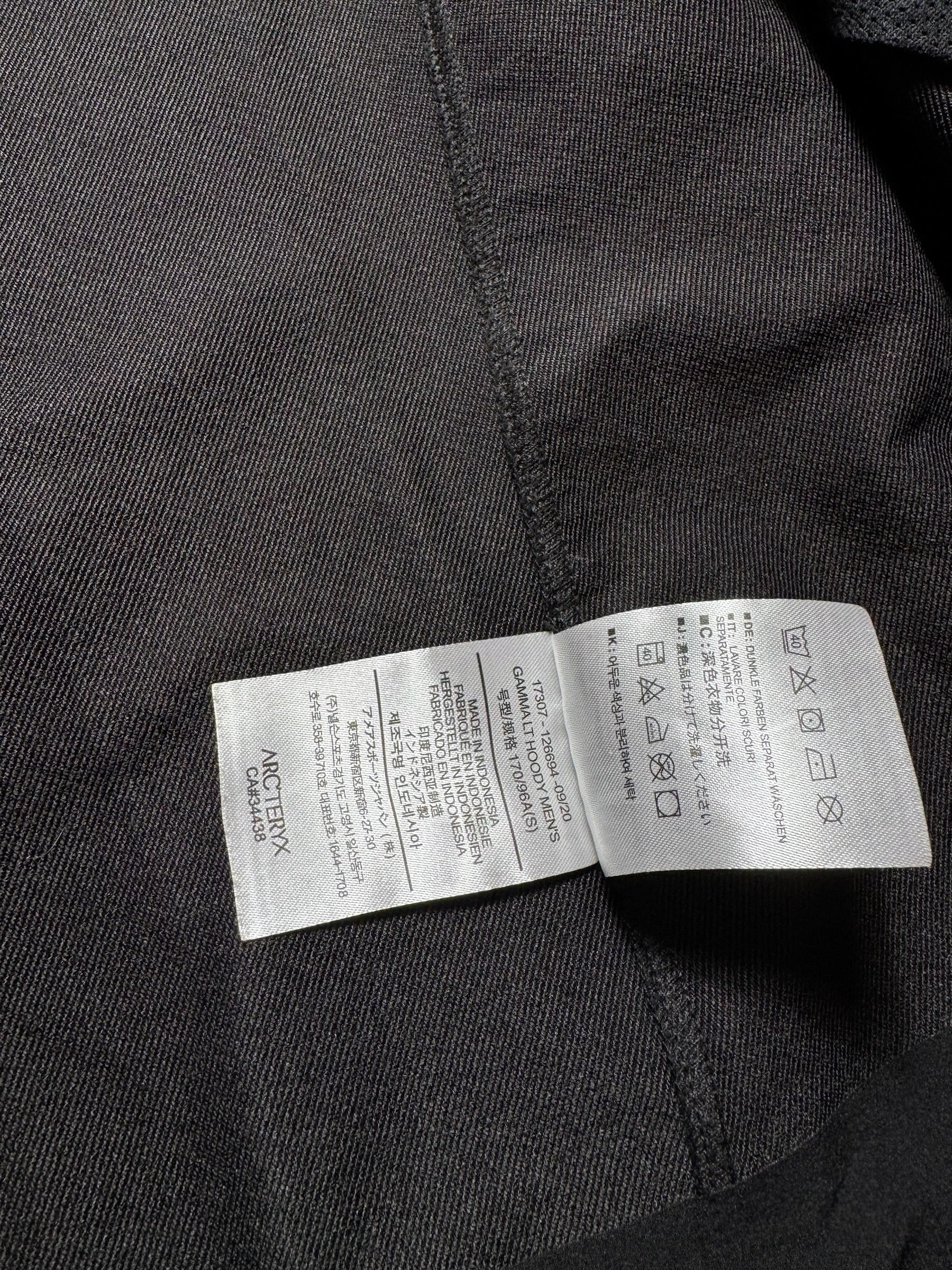 Jacket imperméable Arc'teryx Gamma LT Hoody black vintage - S