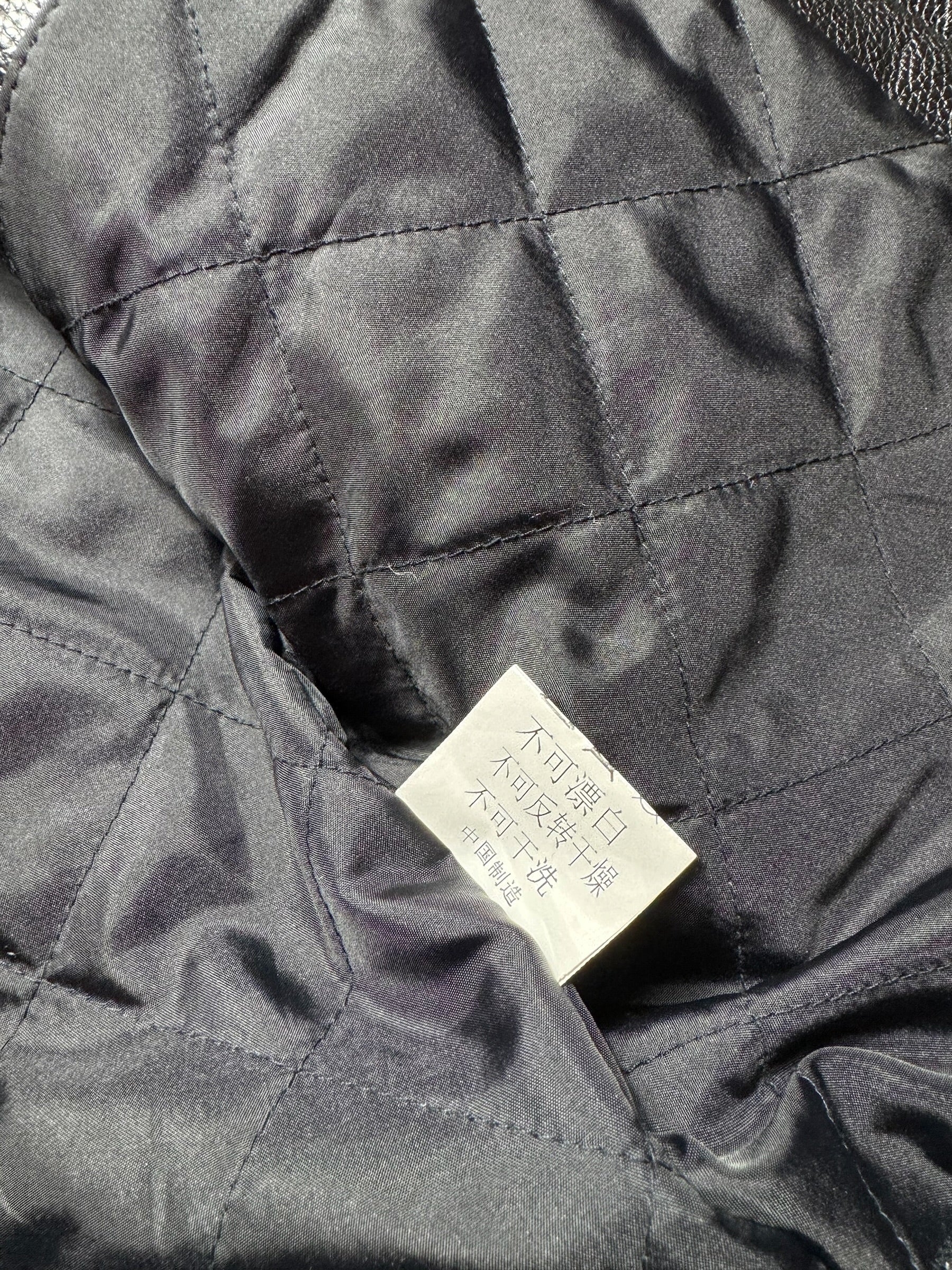 Jacket cuir cowhide flight G-1 Life Tools usn Donald Duck full patch black 90’s - M/L