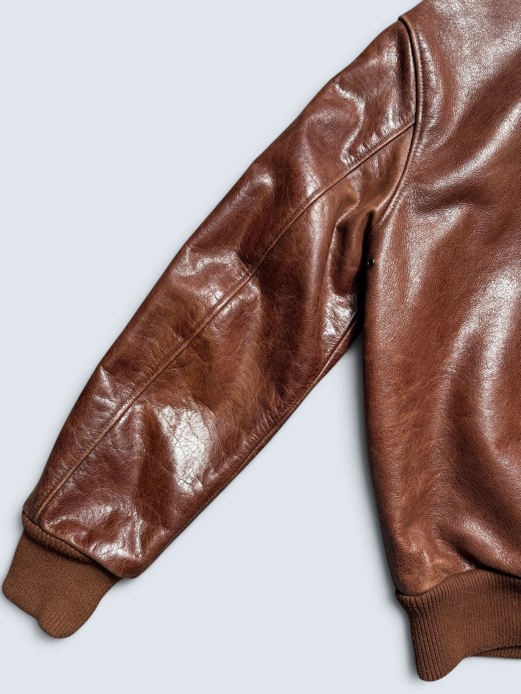 Jacket cuir cowhide bomber flight A-2 Willis & Geiger usaf brown 00's - L/XL