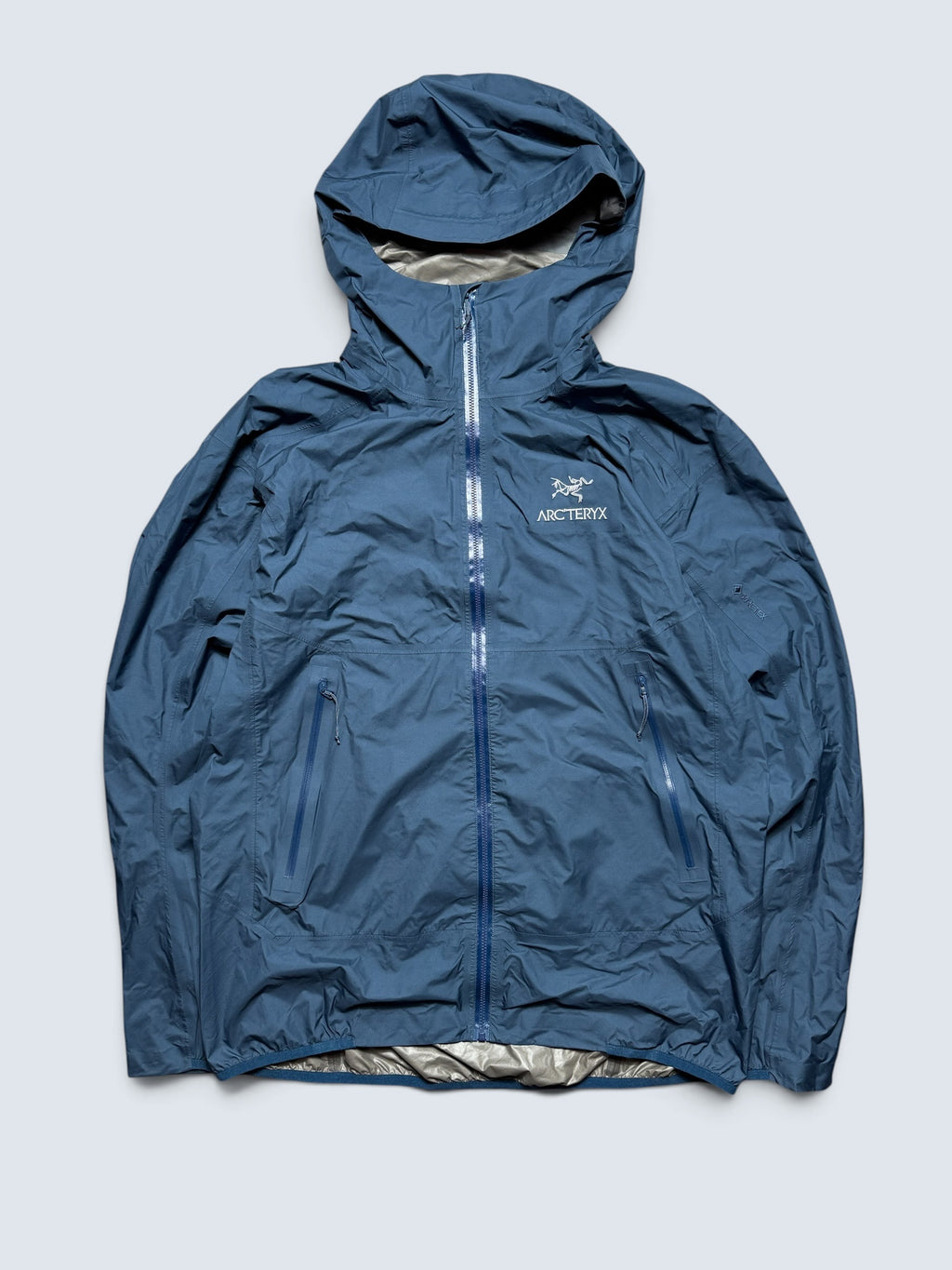 Jacket imperméable Goretex Arc'teryx Zeta FL bleu vintage - L