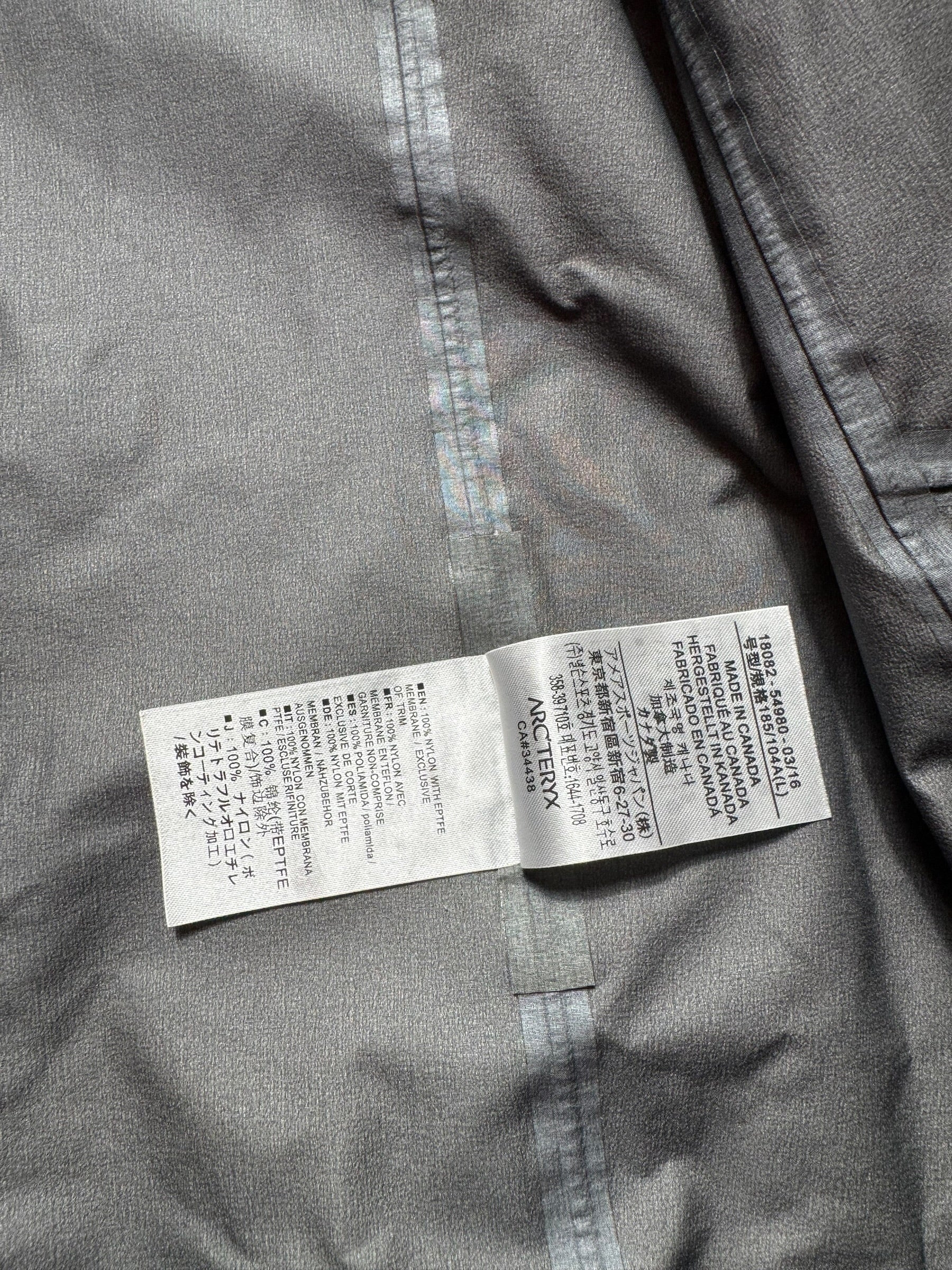 Jacket imperméable Goretex Arc'teryx Beta AR made in Canada vintage red - M
