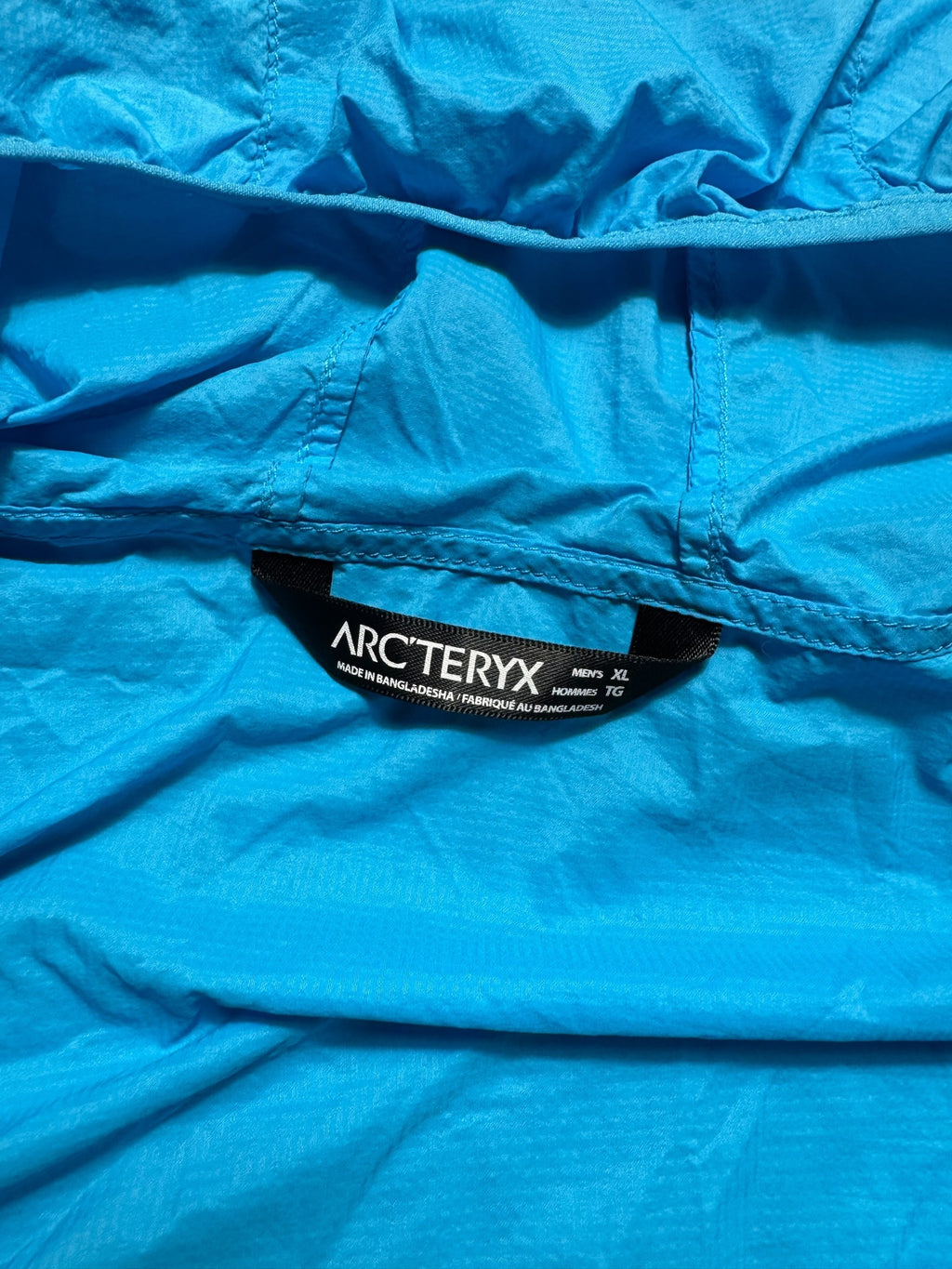 Jacket imperméable Arc'teryx Squamish Hoody blue vintage - L
