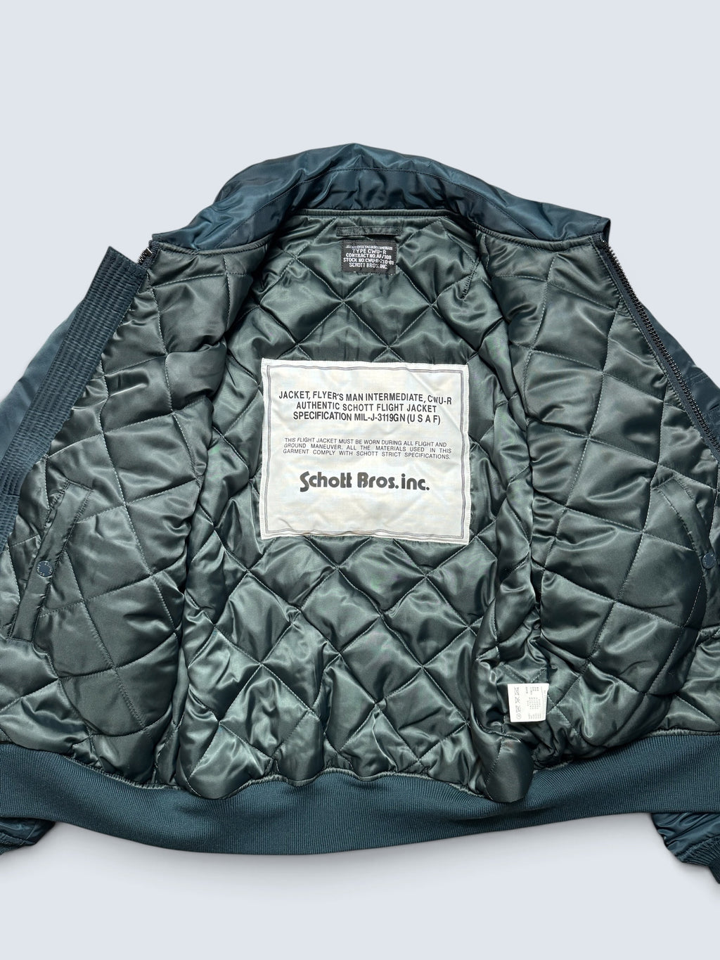 Jacket bomber fly Schott Bros nyc CWU-R/45P usaf navy vintage 90’s - M/L