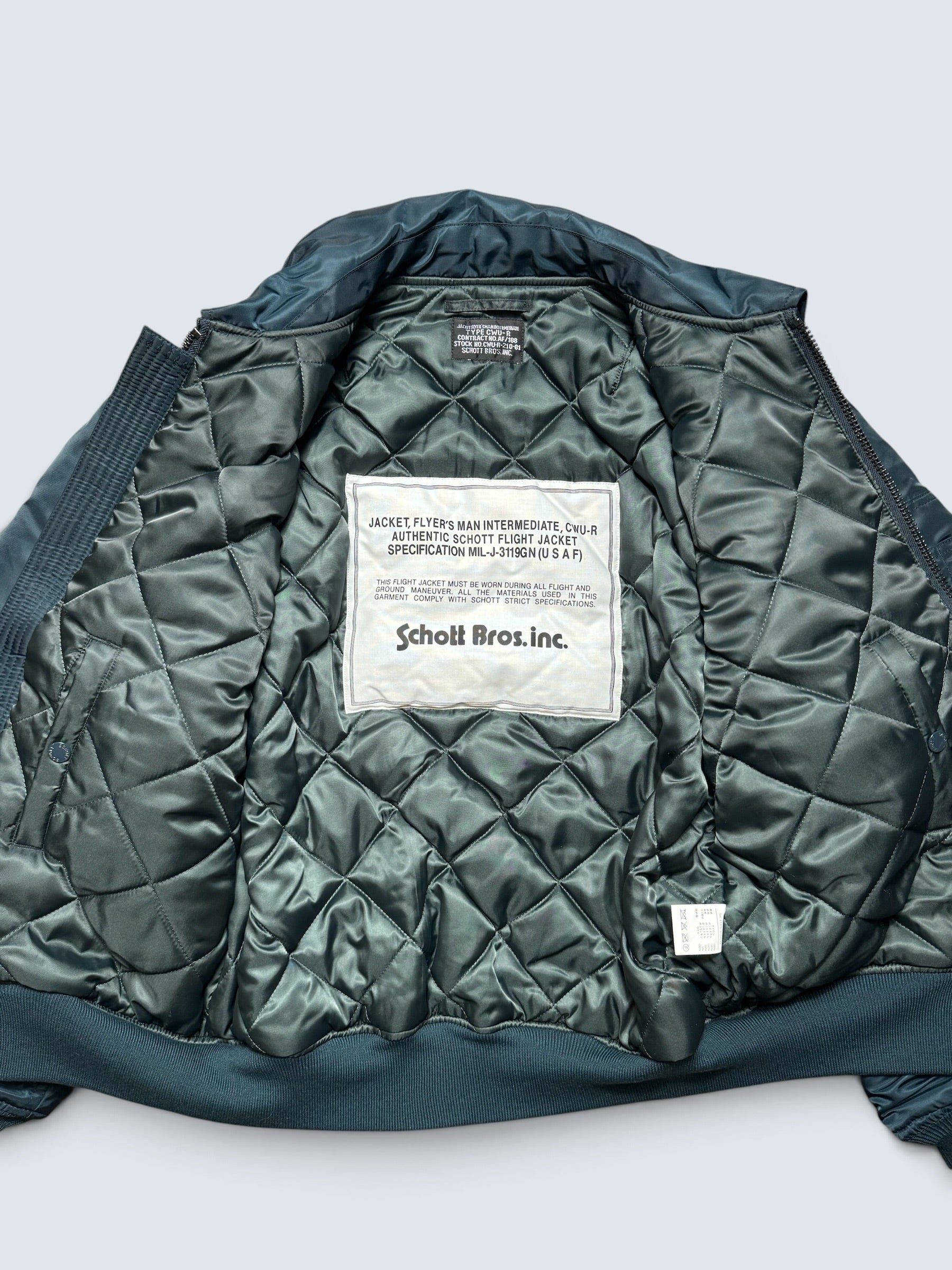 Jacket bomber fly Schott Bros nyc CWU-R/45P usaf navy vintage 90’s - M/L