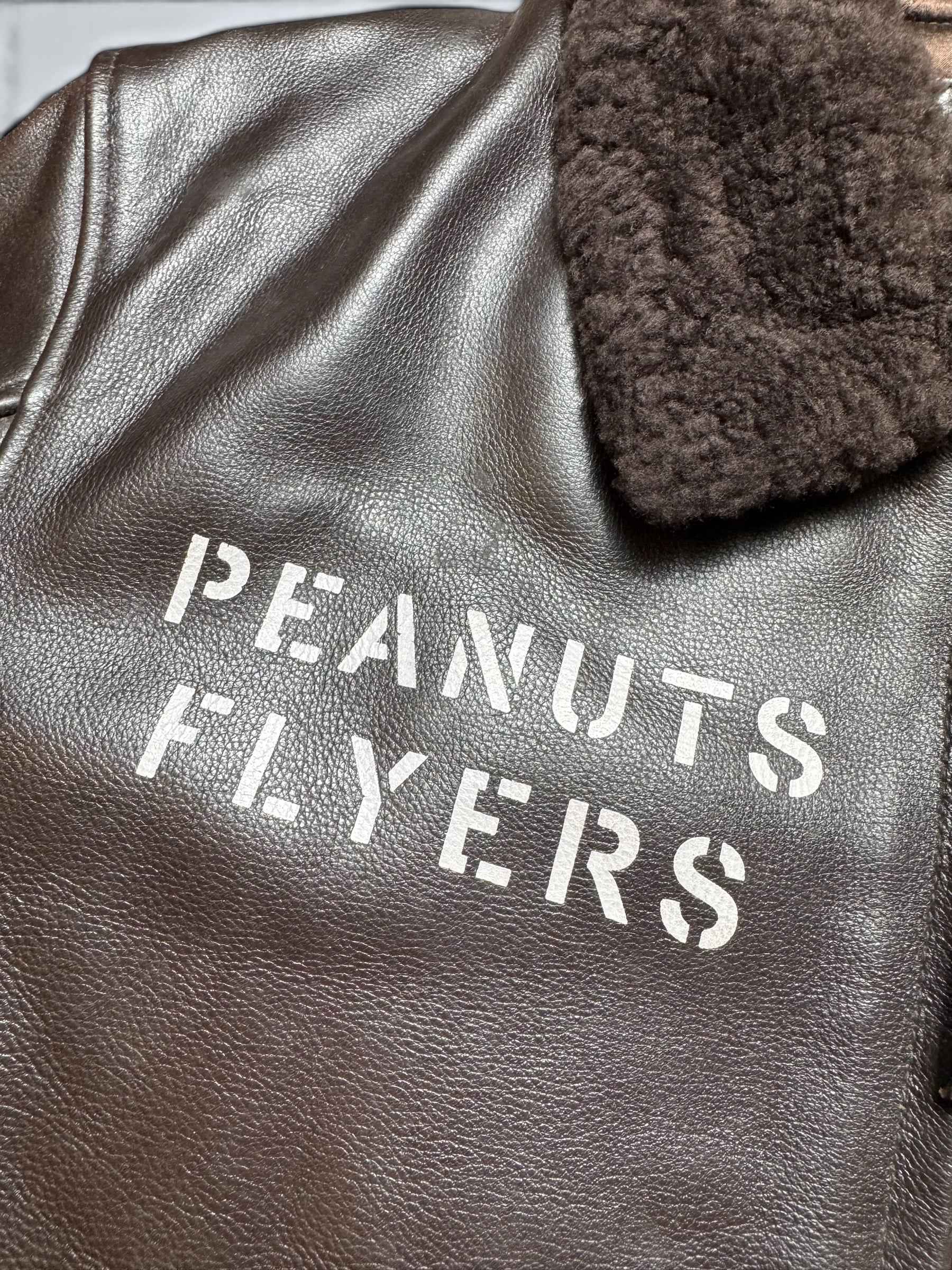 Jacket cuir cowhide flight AN-6552 Buzz Rickson’s Japan usn nose art black 00’s - 42 (L/XL)