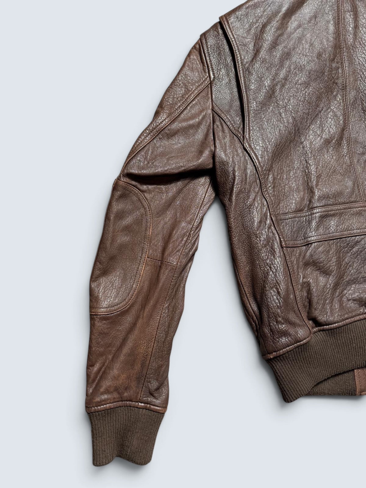 Jacket cuir cowhide flight G-1/A-2 hybrid Avirex Japan exclusive brown 00’s - S/M