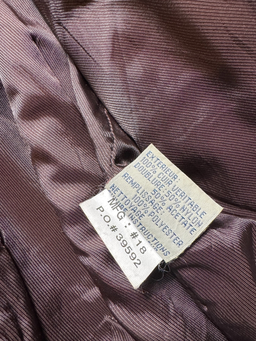 Jacket cuir cowhide varsity sport Avirex superbike team usa burgundy vintage 90's - XL