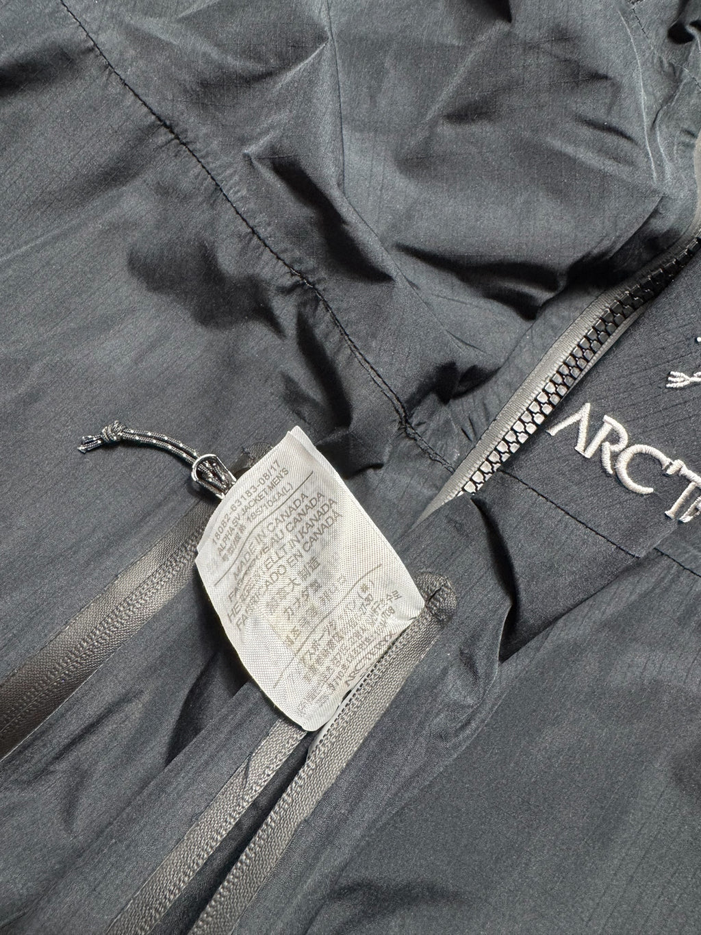 Jacket imperméable Goretex Arc'teryx Alpha SV black vintage - L