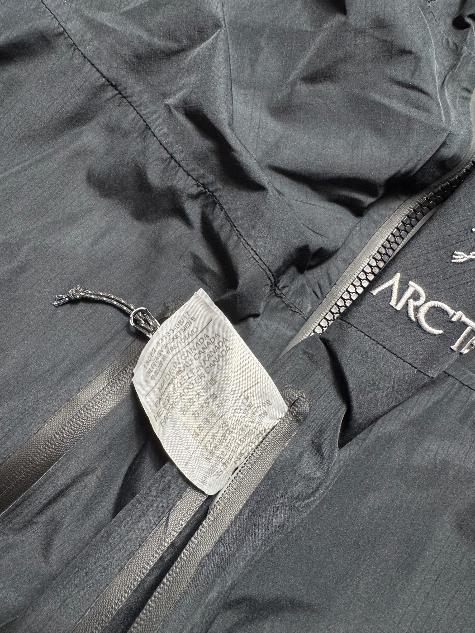 Jacket imperméable Goretex Arc'teryx Alpha SV black vintage - L