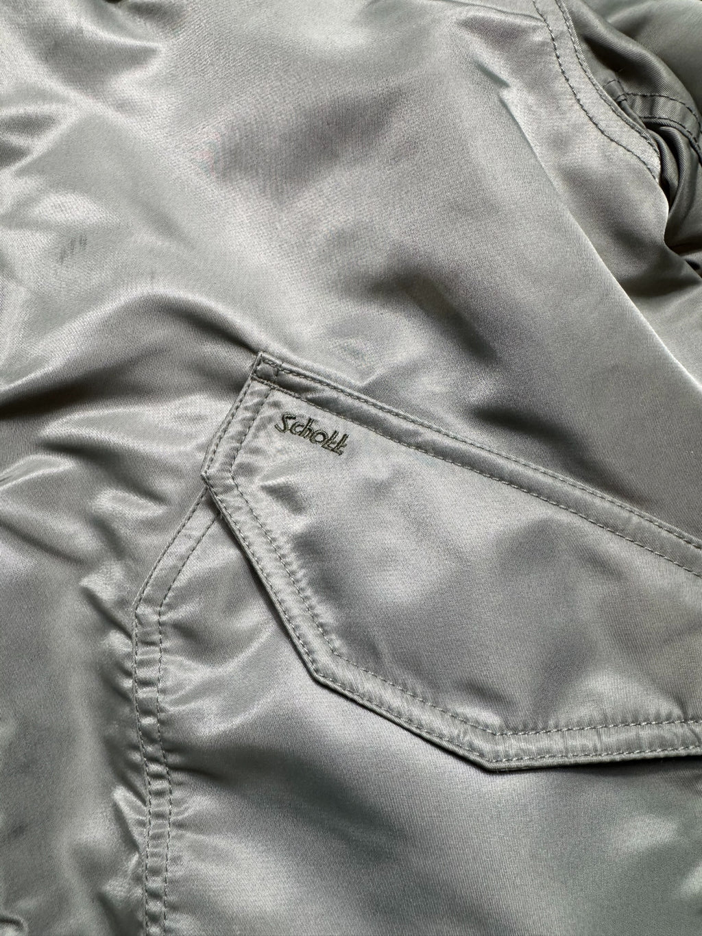 Jacket bomber fly Schott Bros nyc CWU-R/45P usaf kaki/grey vintage 90’s - L/XL