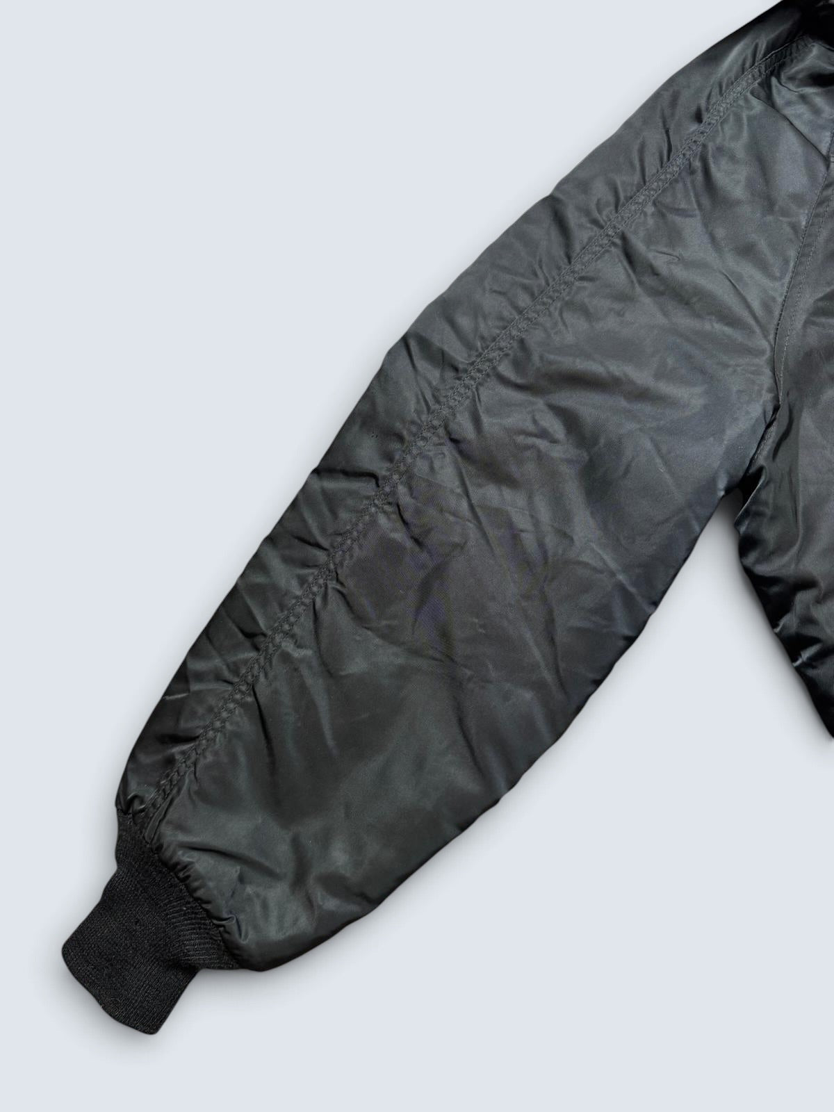 Jacket nylon parka fur bomber flight N-5A Golden Fleece black original 60's/70's - 40 (M)