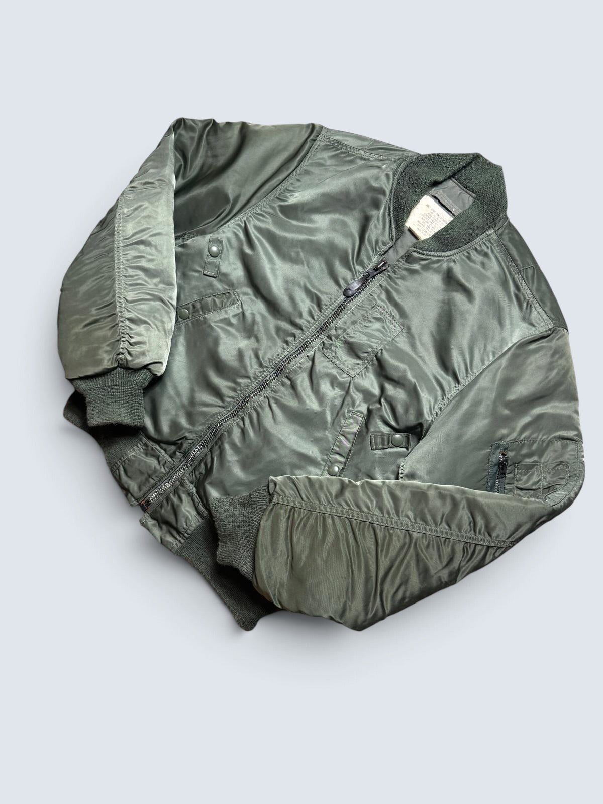 Jacket nylon bomber Ma-1 Golden Fleece made in USA sage green original 1979 - 40 (M)