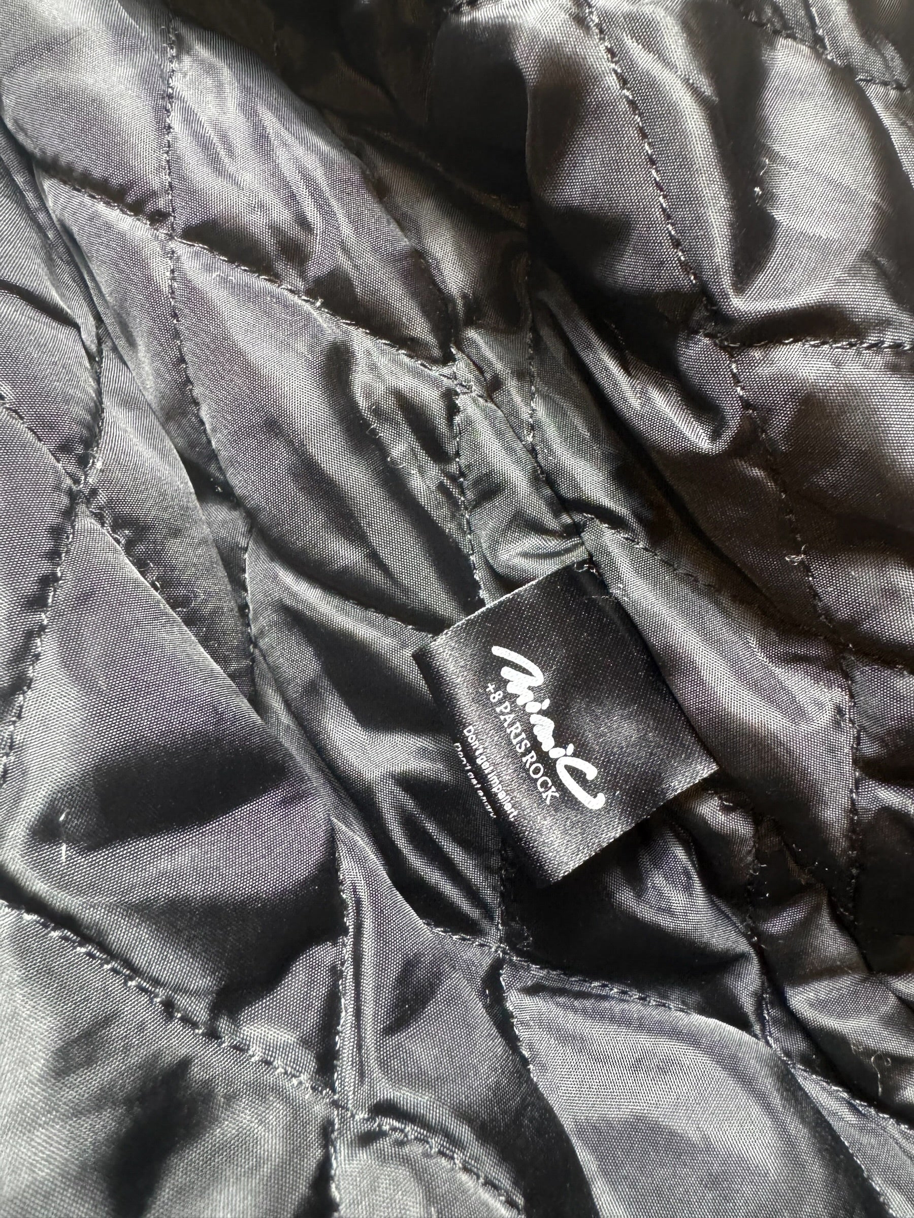 Jacket teddy varsity cuir Indian Motorcycle Japan edition black 00's - M