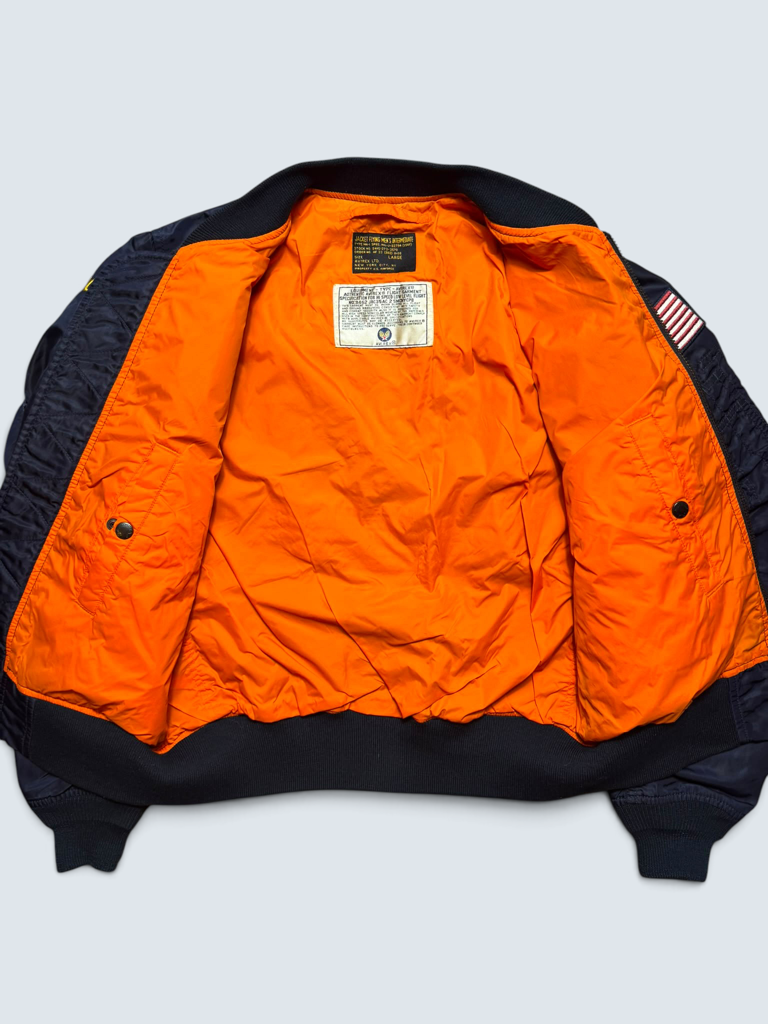 Jacket bomber flight ma-1 Avirex LTD vfa-106 gladiators full patch navy vintage 00’s - M
