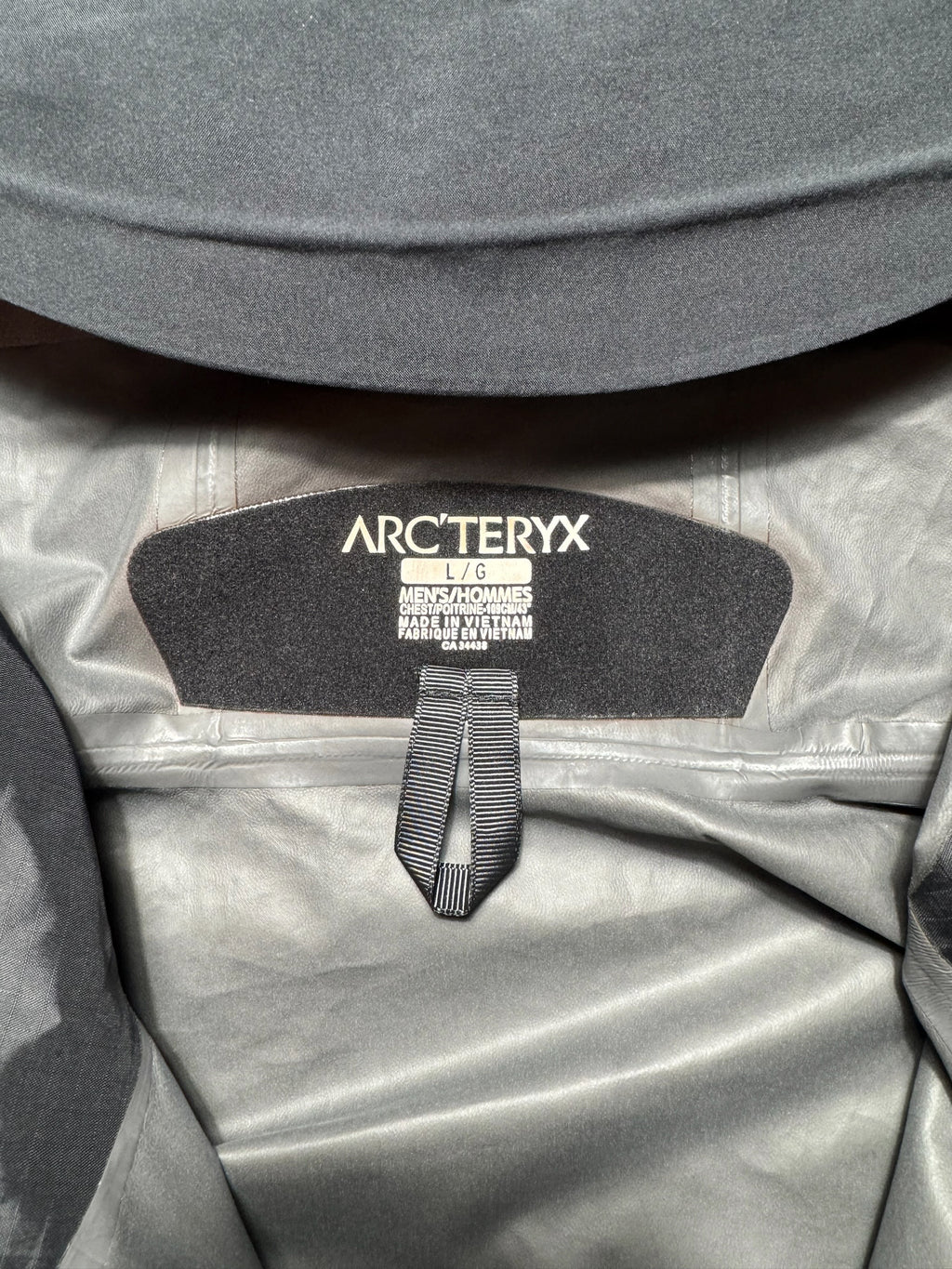 Jacket imperméable Goretex Arc'teryx Zeta SL black vintage - L