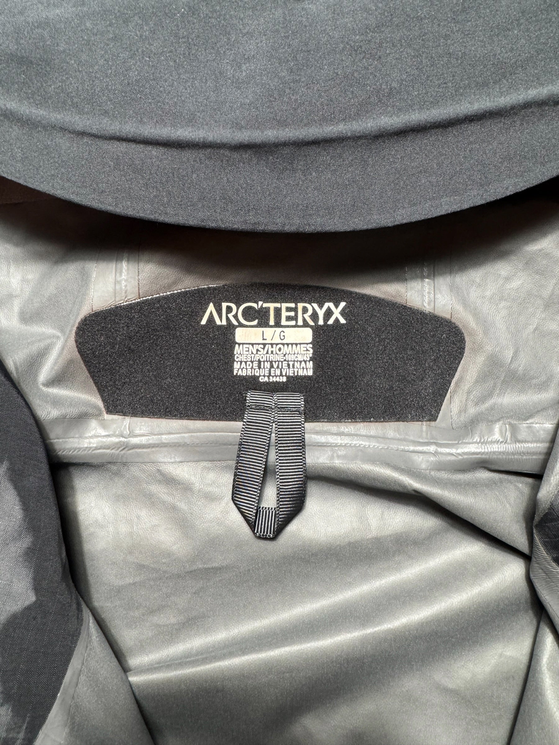Jacket imperméable Goretex Arc'teryx Zeta SL black vintage - L