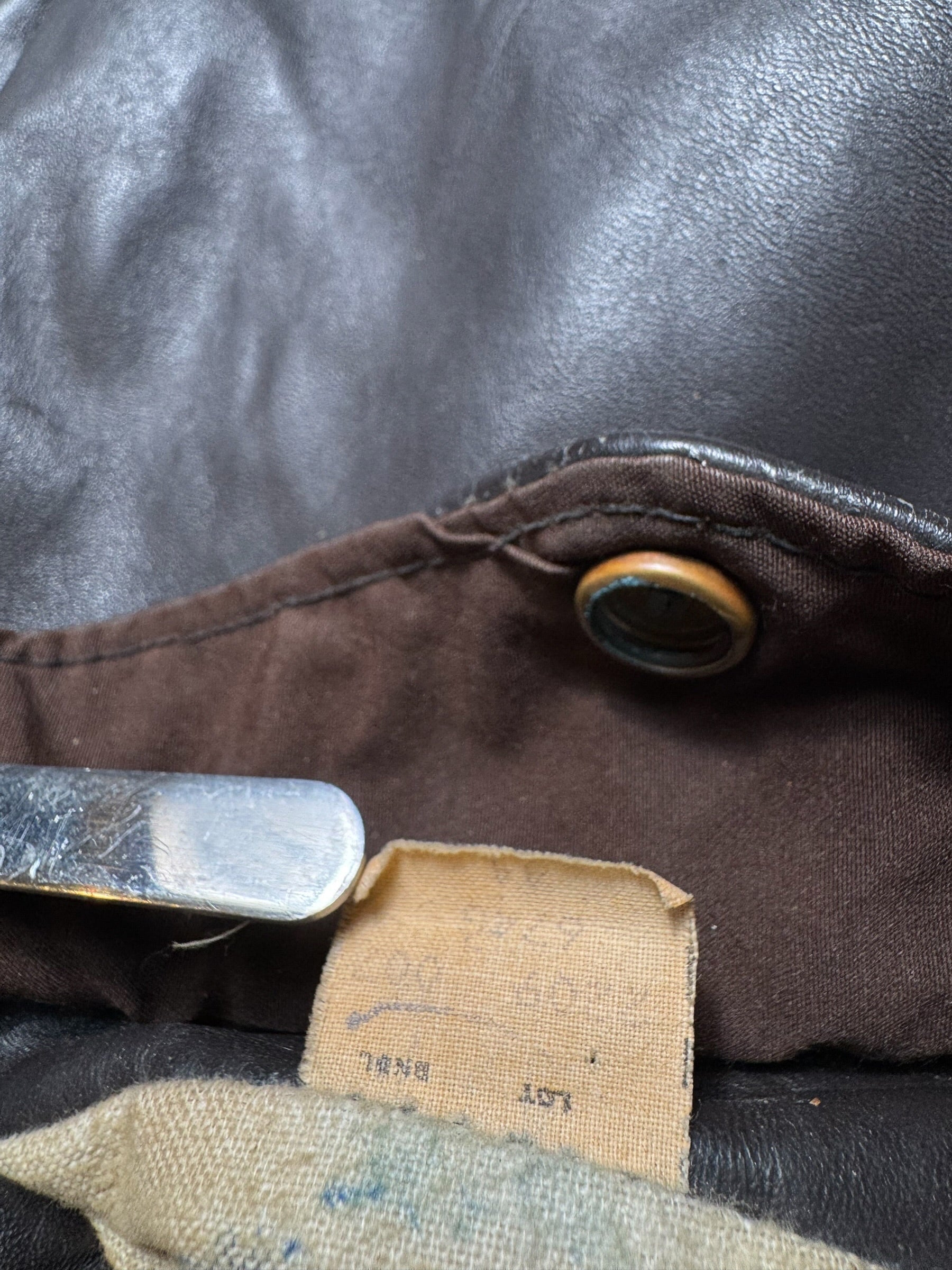 Jacket cuir cowhide flight bomber Schott NYC 674MS made in USA black 80’s - 44 (L)