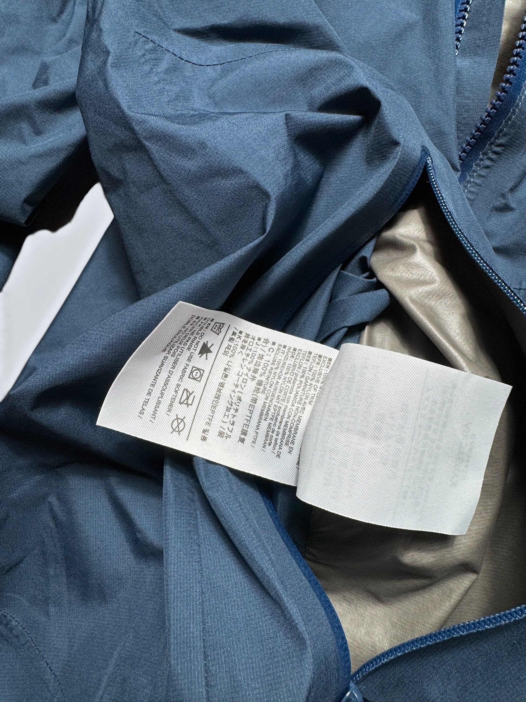 Jacket imperméable Goretex Arc'teryx Zeta FL bleu vintage - L
