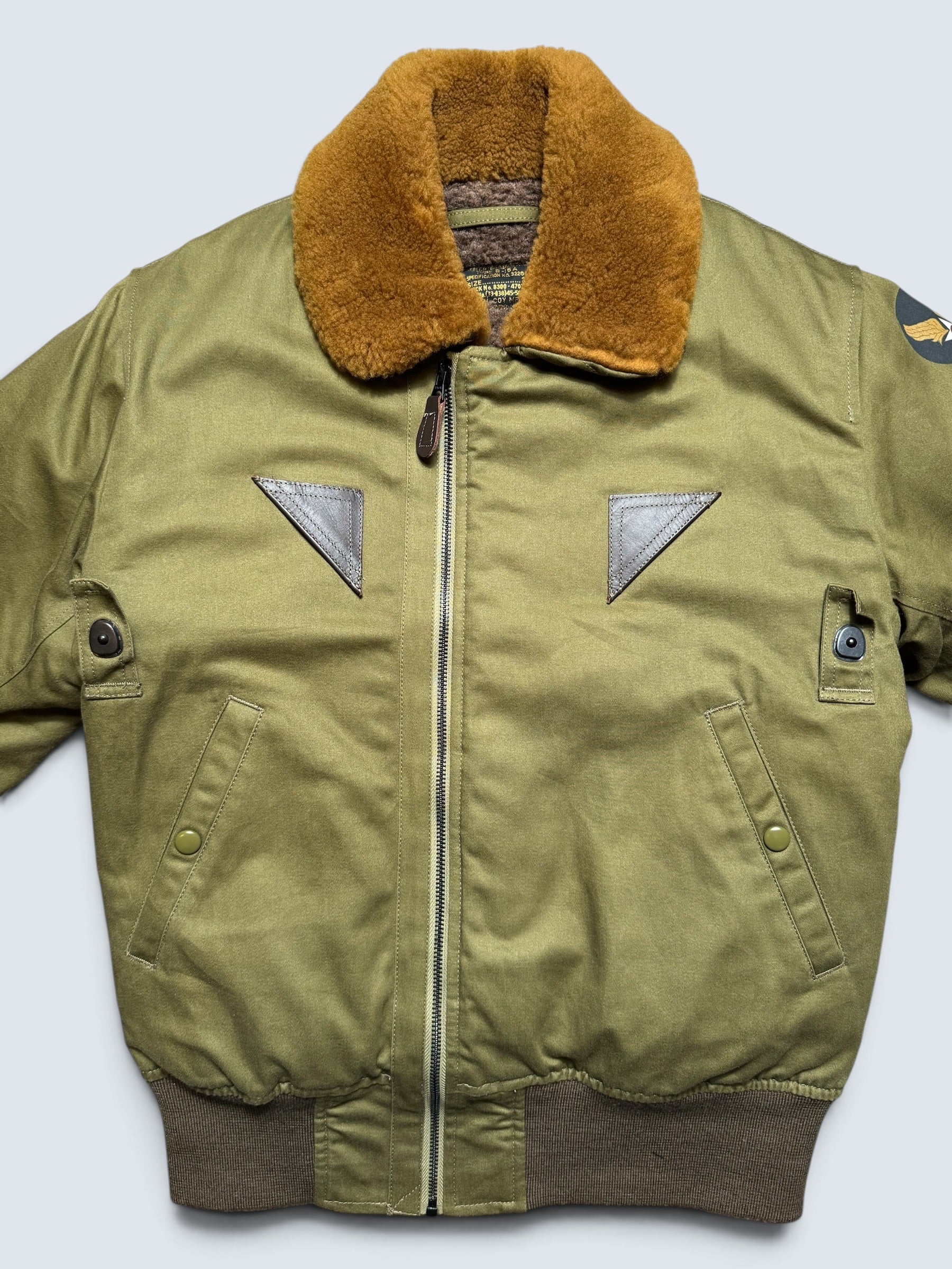 Jacket cotton Twill B-15A usaf Toys McCoy Japan olive green 2020’s - 38 (M)