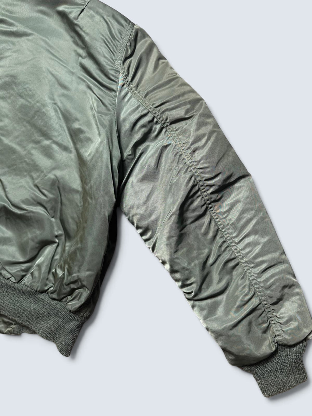 Jacket nylon bomber Ma-1 Golden Fleece made in USA sage green original 1979 - 40 (M)