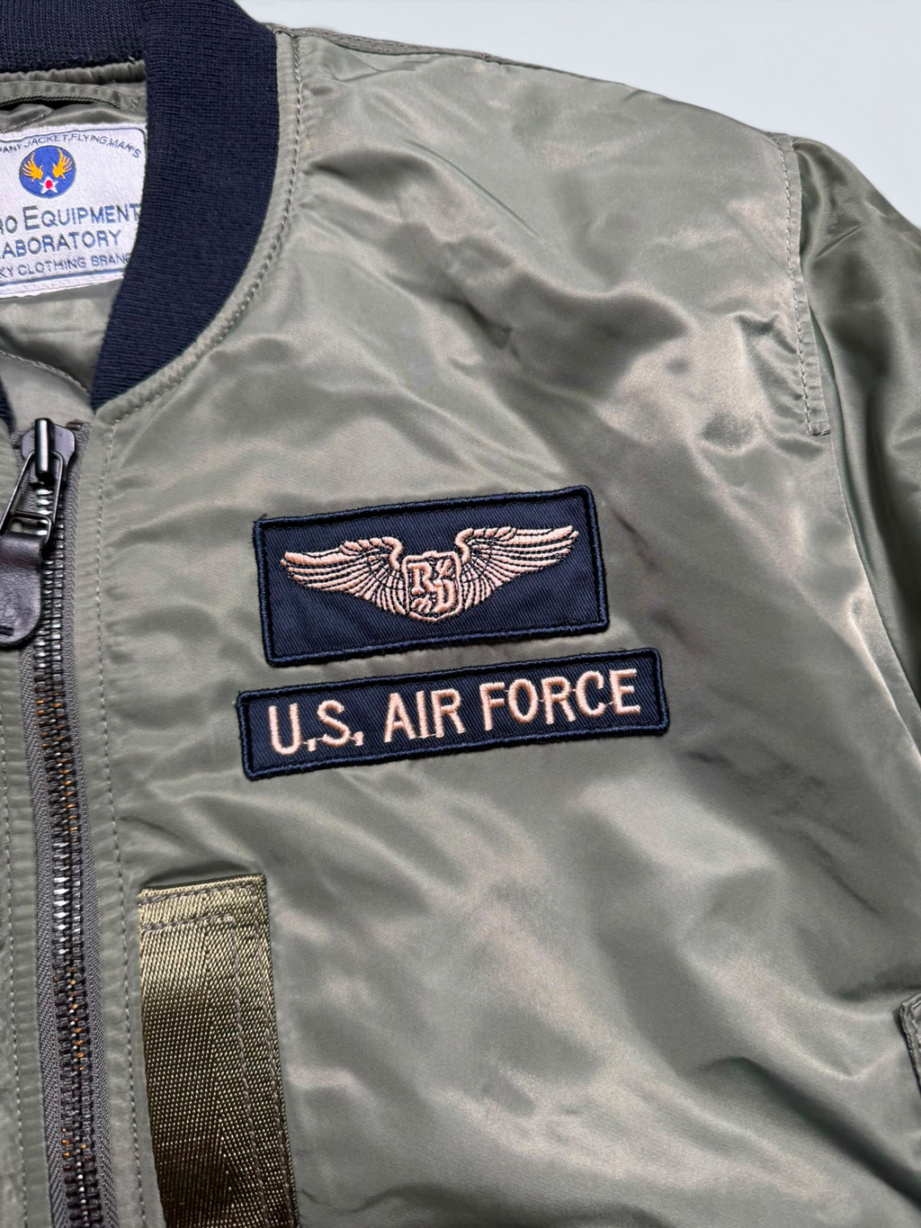 Jacket bomber fly ma-1 Tedman Company Devil’s equipement usaf kaki vintage 00’s - M