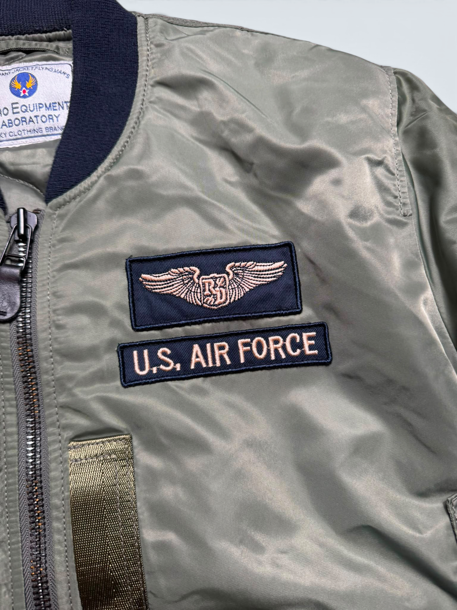 Jacket bomber fly ma-1 Tedman Company Devil’s equipement usaf kaki vintage 00’s - M