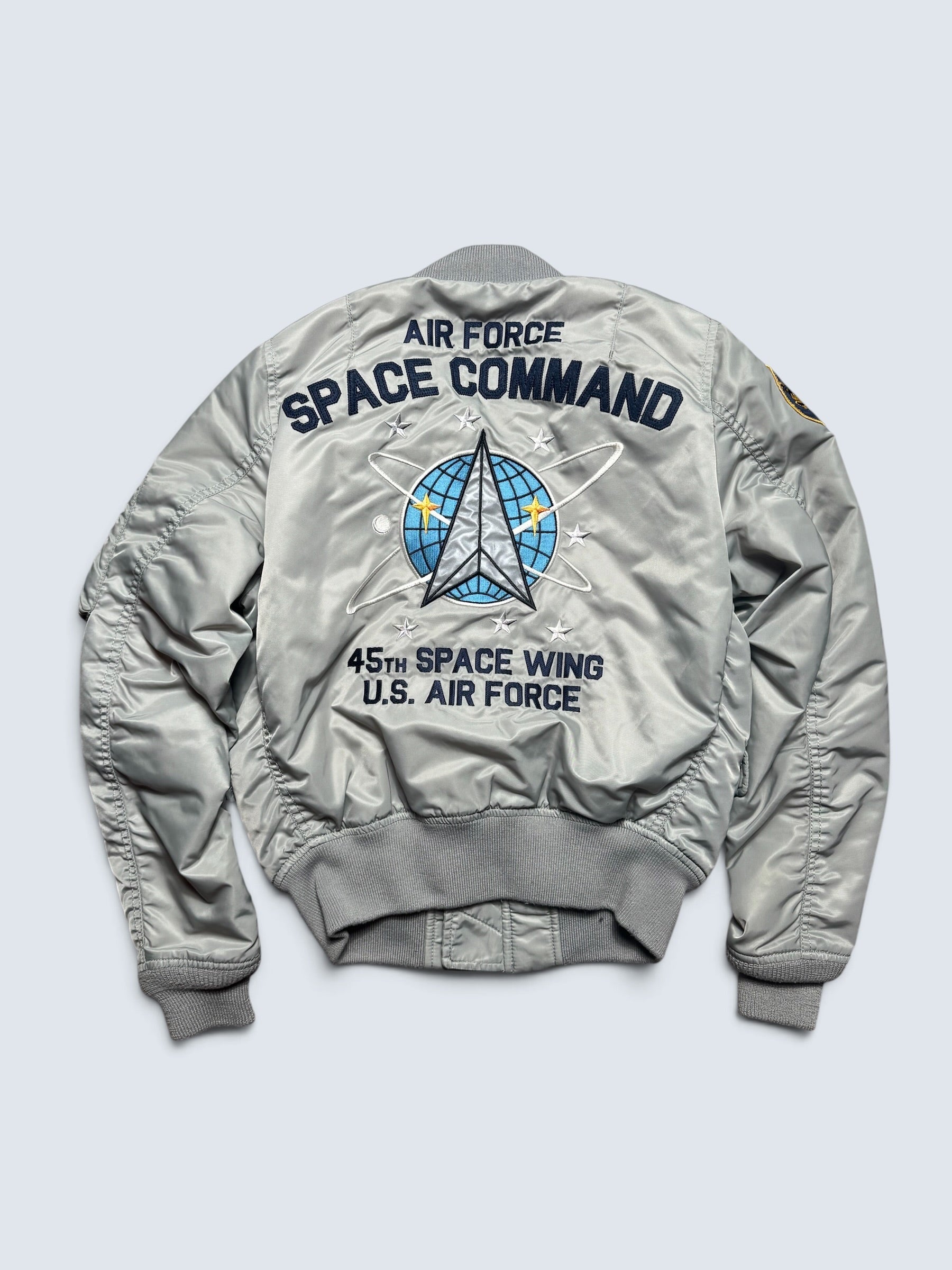 Jacket nylon bomber flight Ma-1 Avirex LTD Japan exclusive Space Command grey 00's - S women's