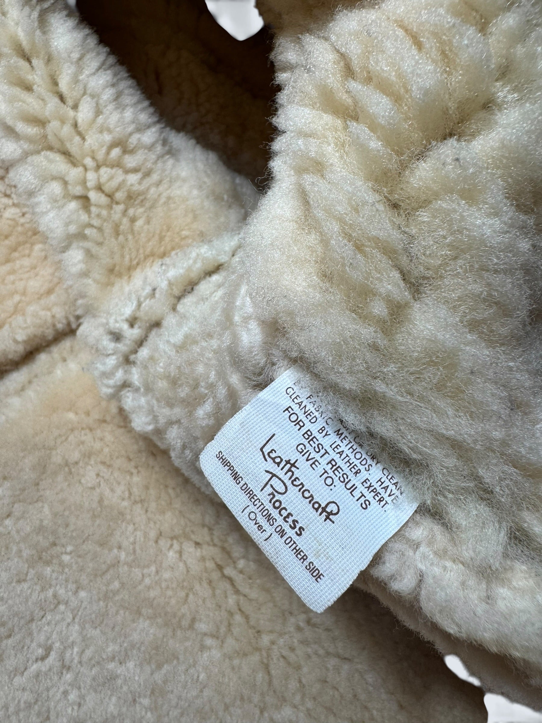 Jacket cuir flight shearling B-3 Covington made in USA usaf brown vintage 70’s - 42 (L)