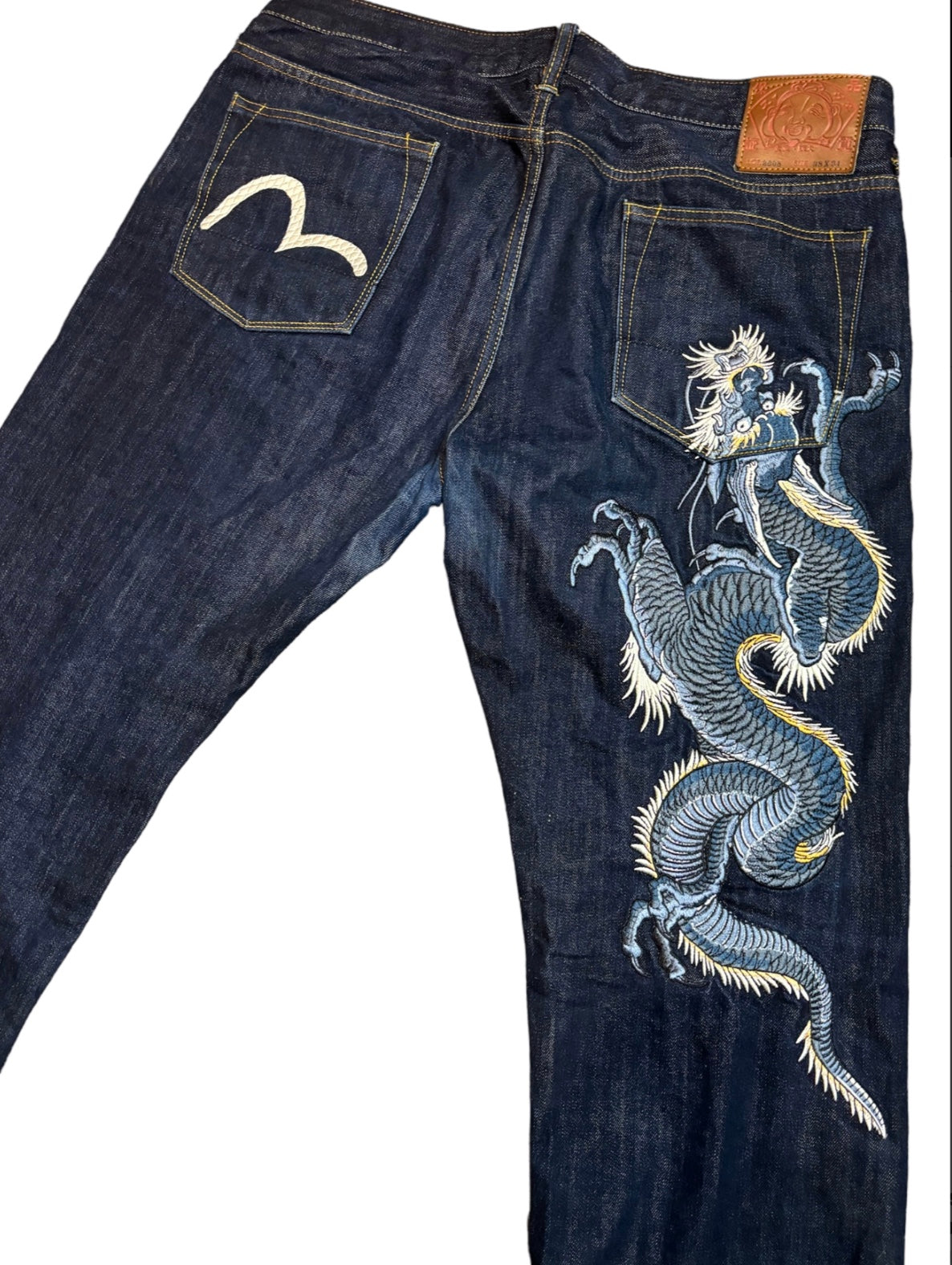 JEANS BAGGY DRAGON BRODERIE EVISU - XL