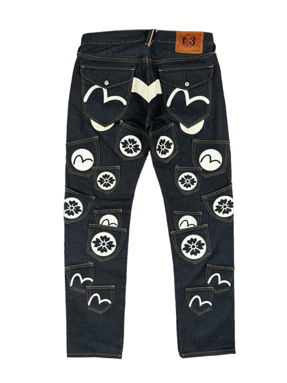 JEANS MULTIPOCKET EVISU - M