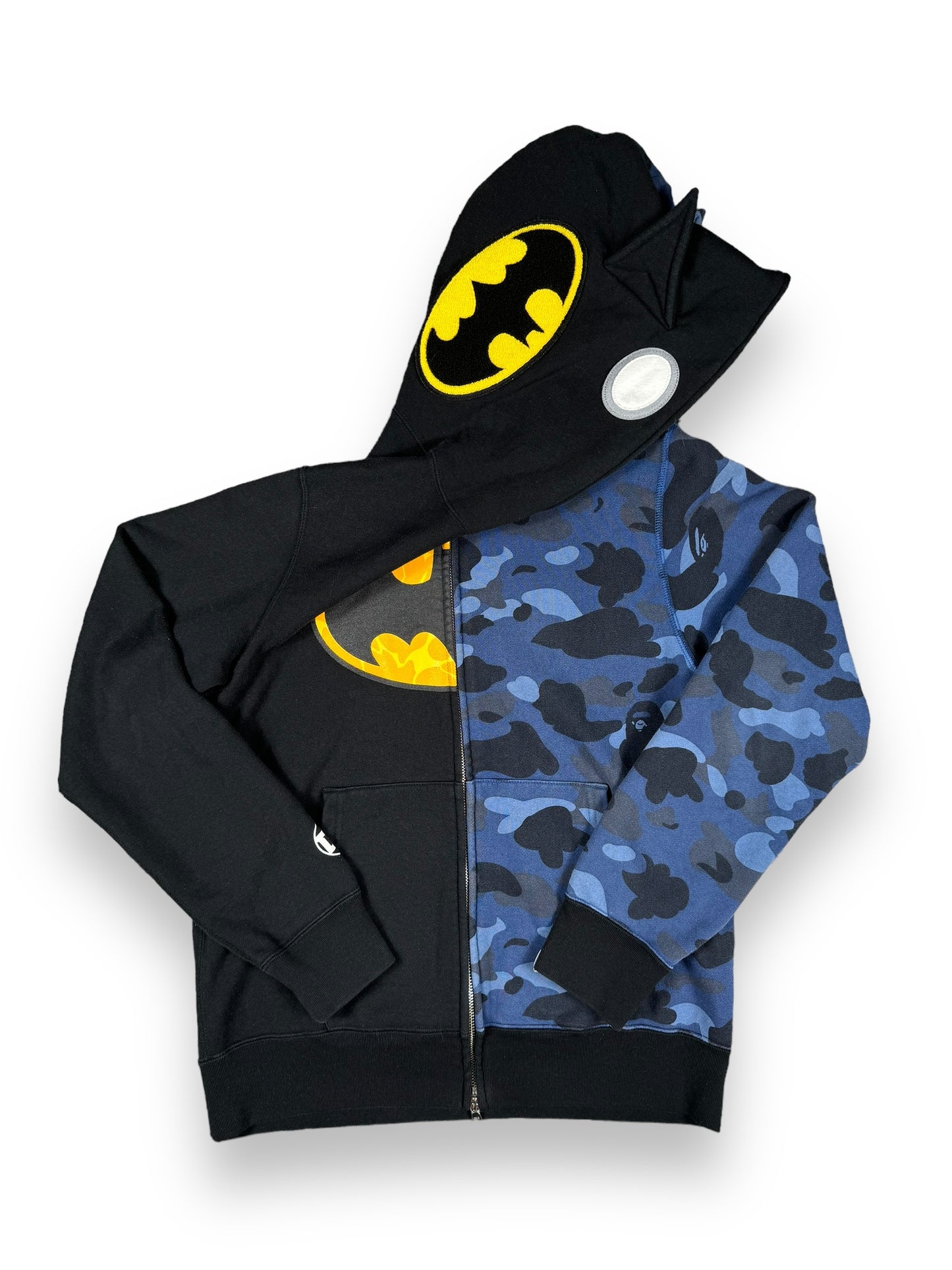 SWEAT FULL ZIP BAPE SHARK X DC COMICS BATMAN - M